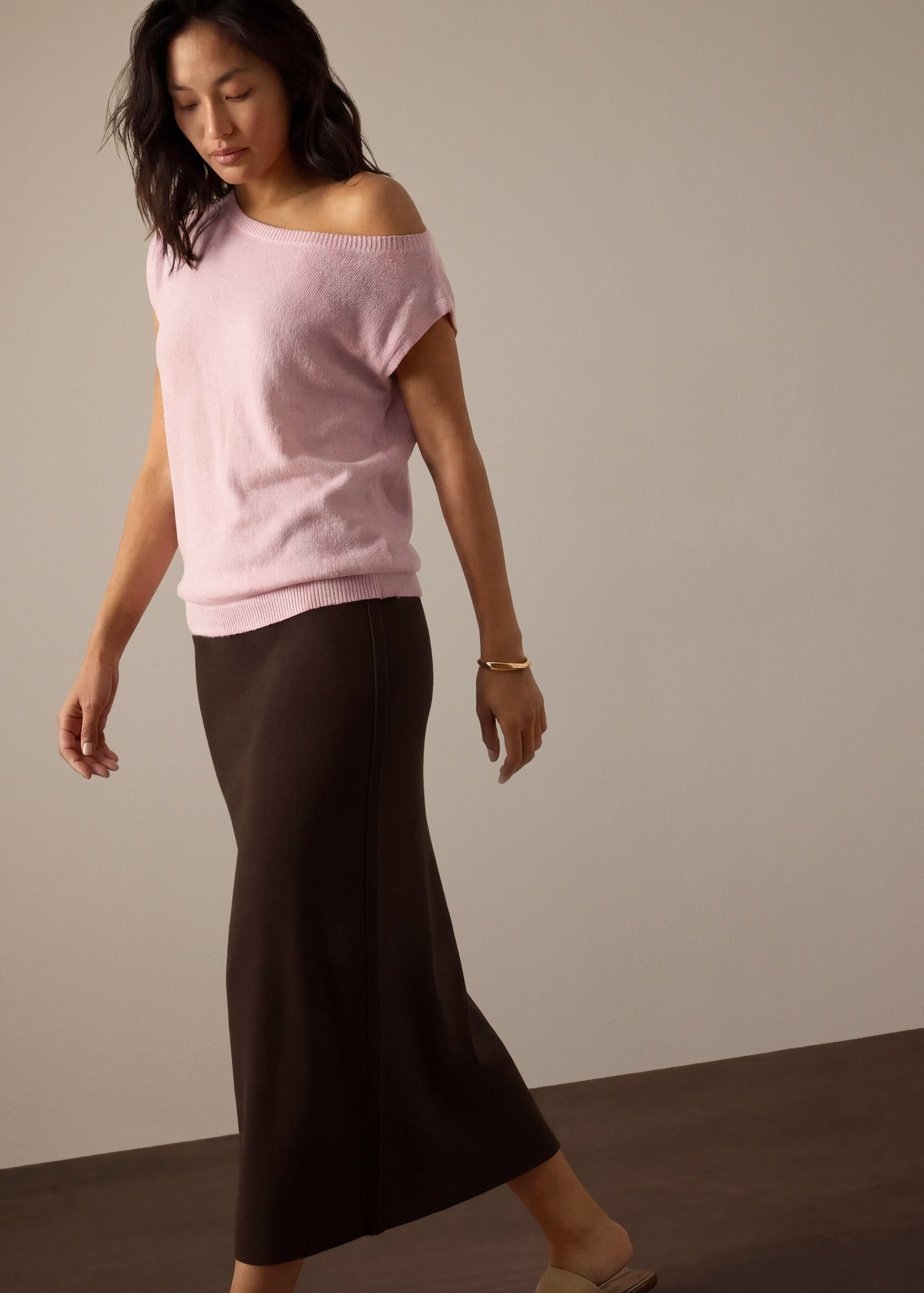 Ayami Knit A-line Midaxi Skirt - Image 8