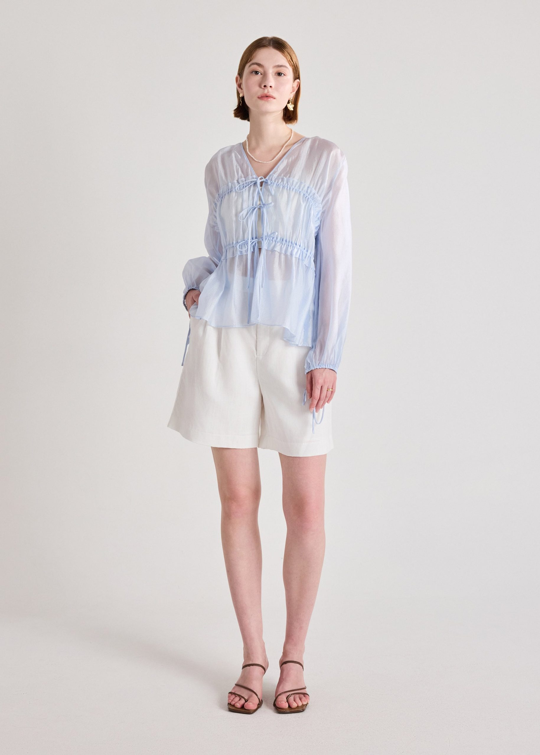 Georgette Poet Blouse