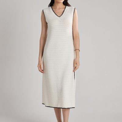Multi-way Blanket Stitch Knit Dress