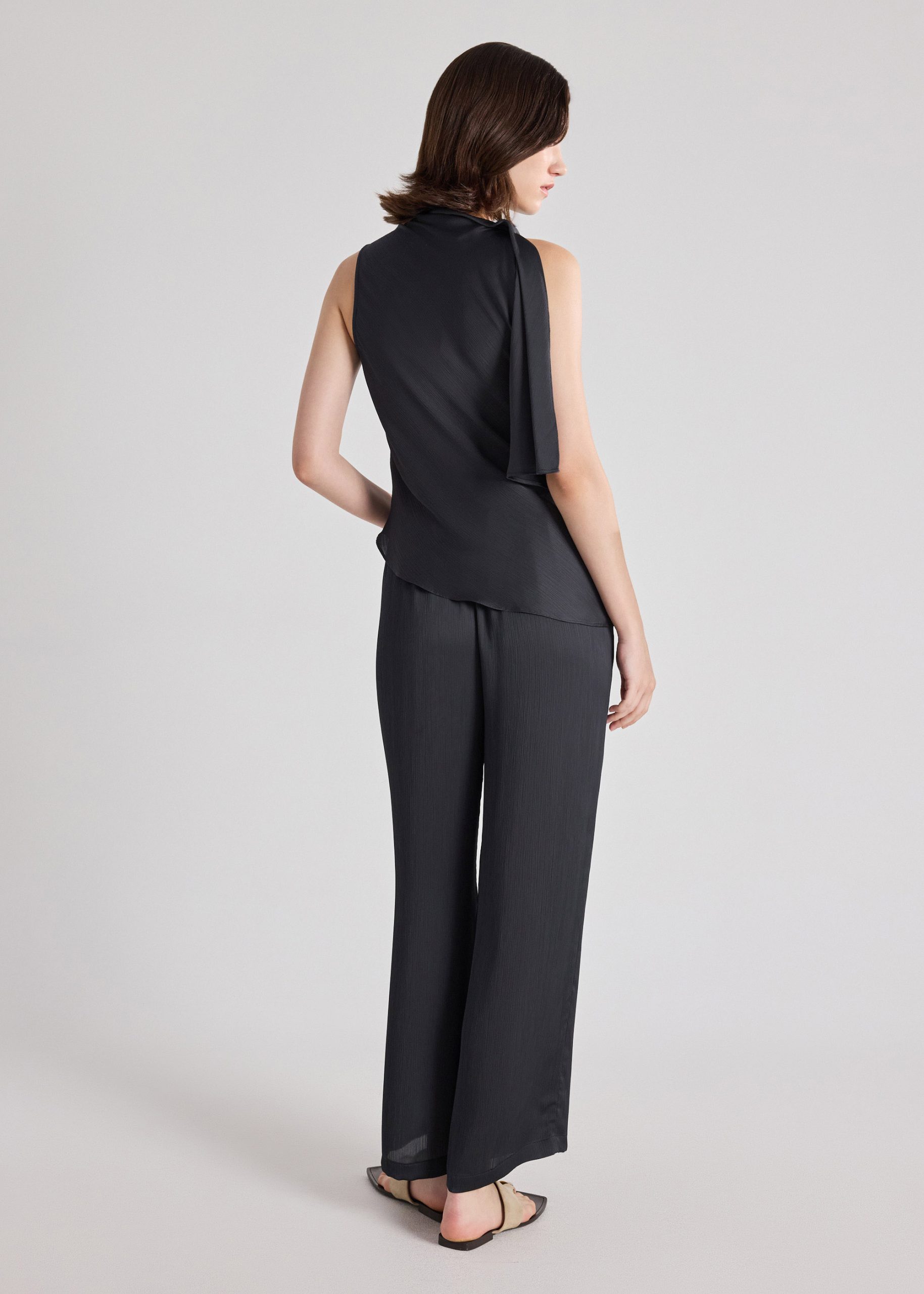 Kyuri Crinkled Satin Top - Image 4