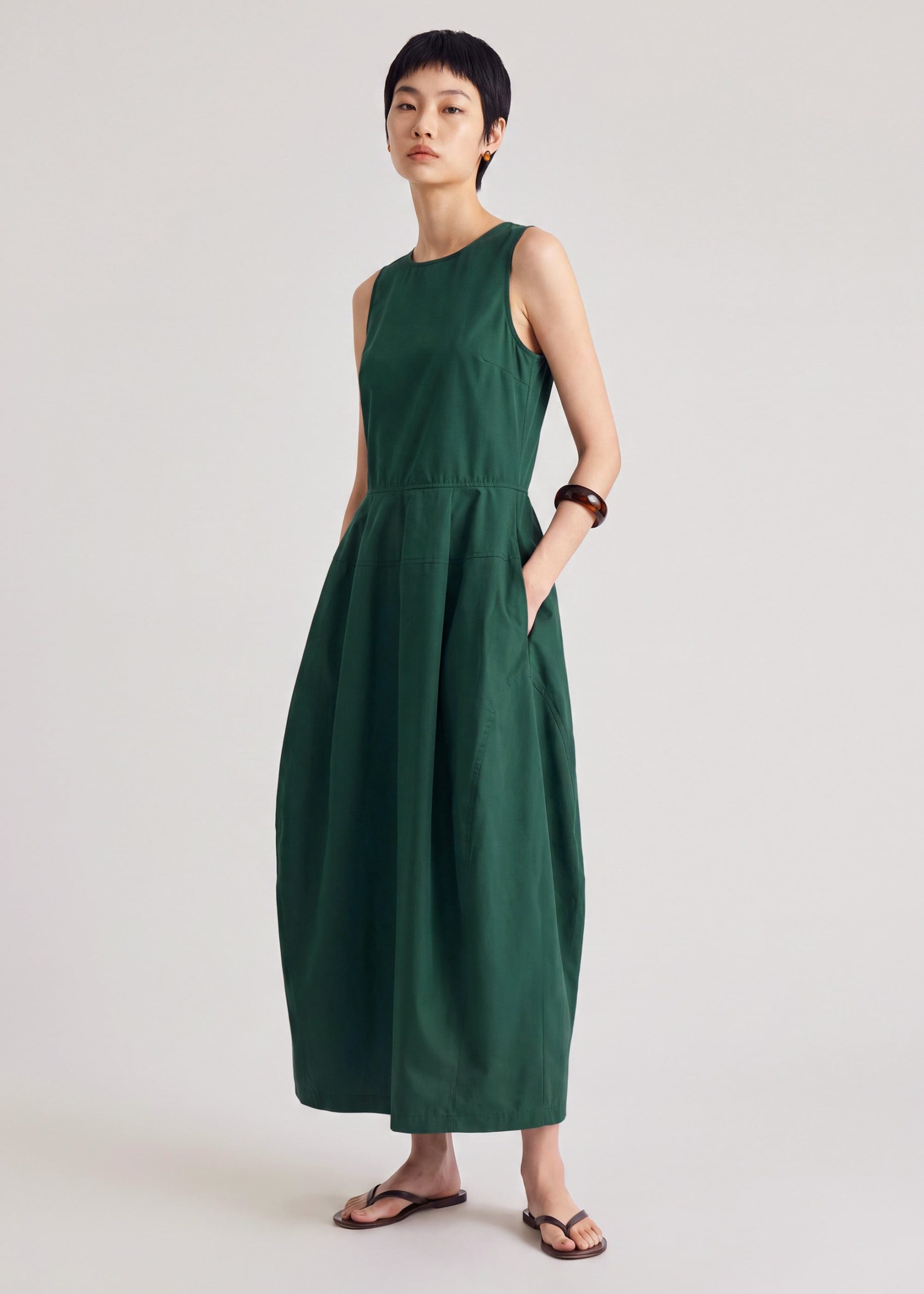 Poplin Cocoon Dress - Image 8