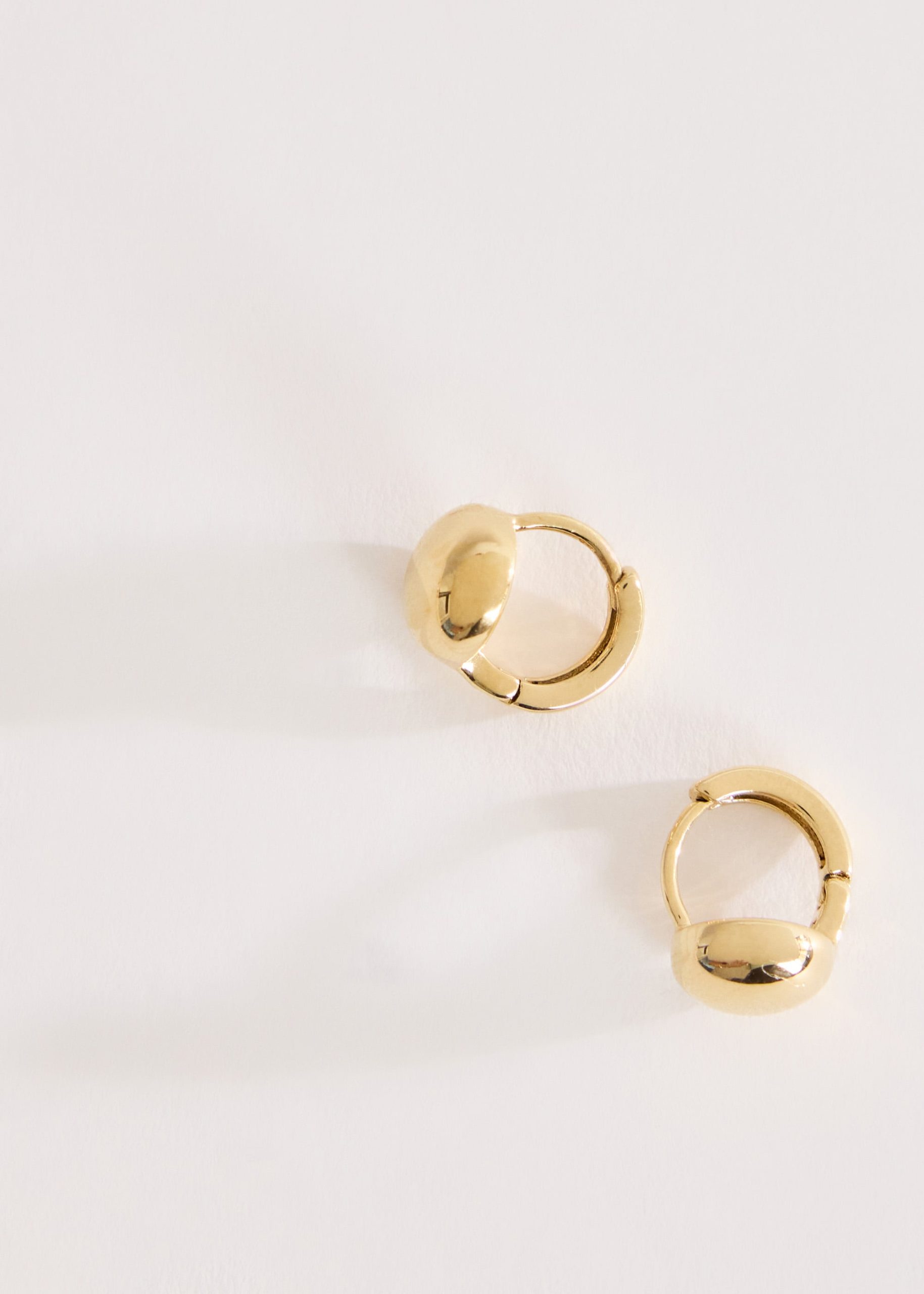 14K Gold Plated Chunky Earrings Set - Image 6