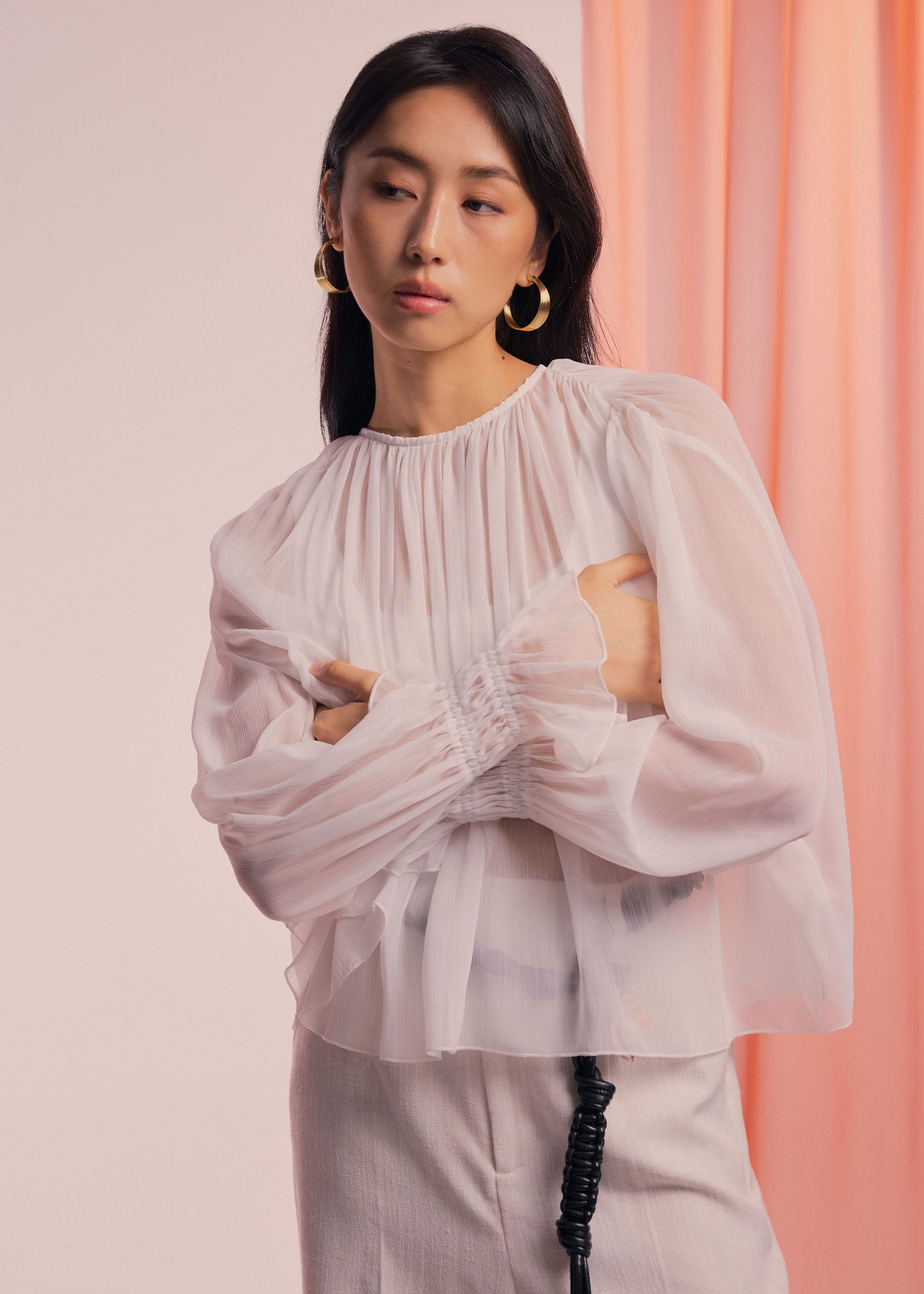 Sheer Poet Blouse - Image 11