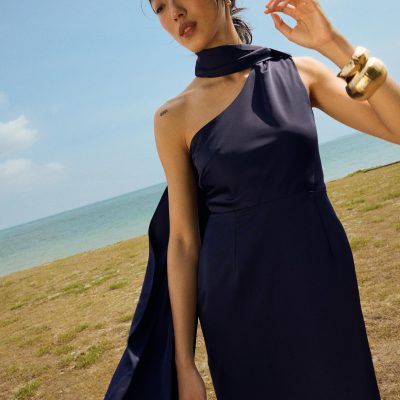 Eyka Multi-way Satin Column Dress
