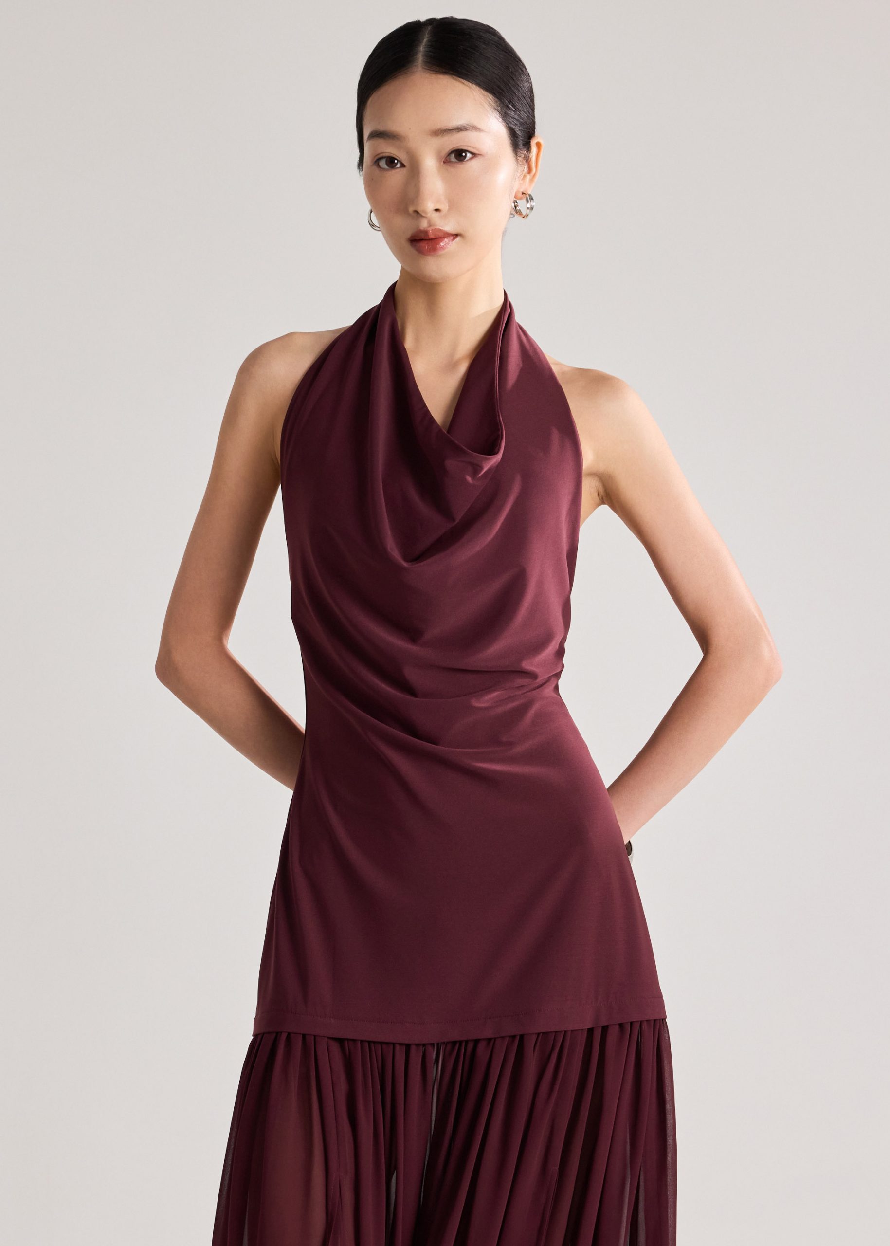 BraFree by LB Cowl Neck Dress - Image 14