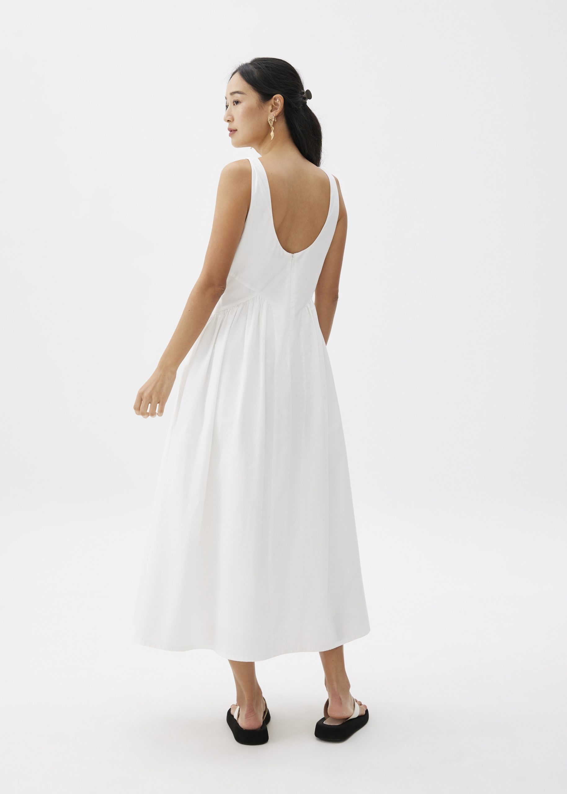 Cotton Fit & Flare Dress - Image 23