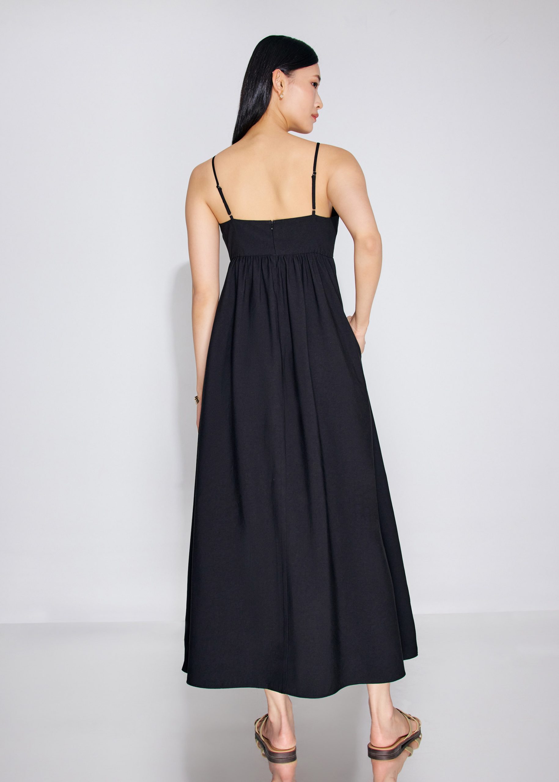 Camisole Fit & Flare Maxi Dress - Image 4