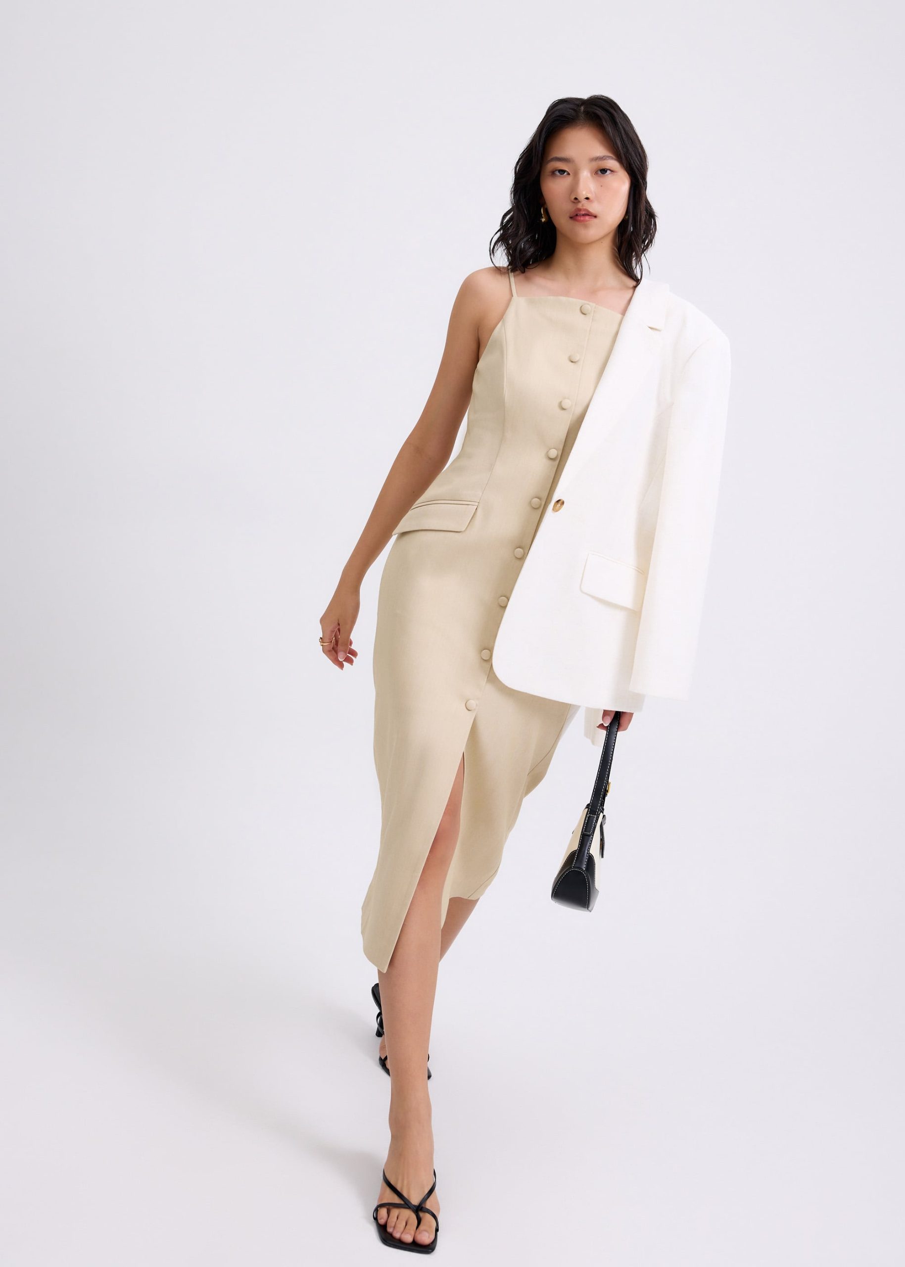 Azalea Straight Neck Column Midaxi Dress - Image 2