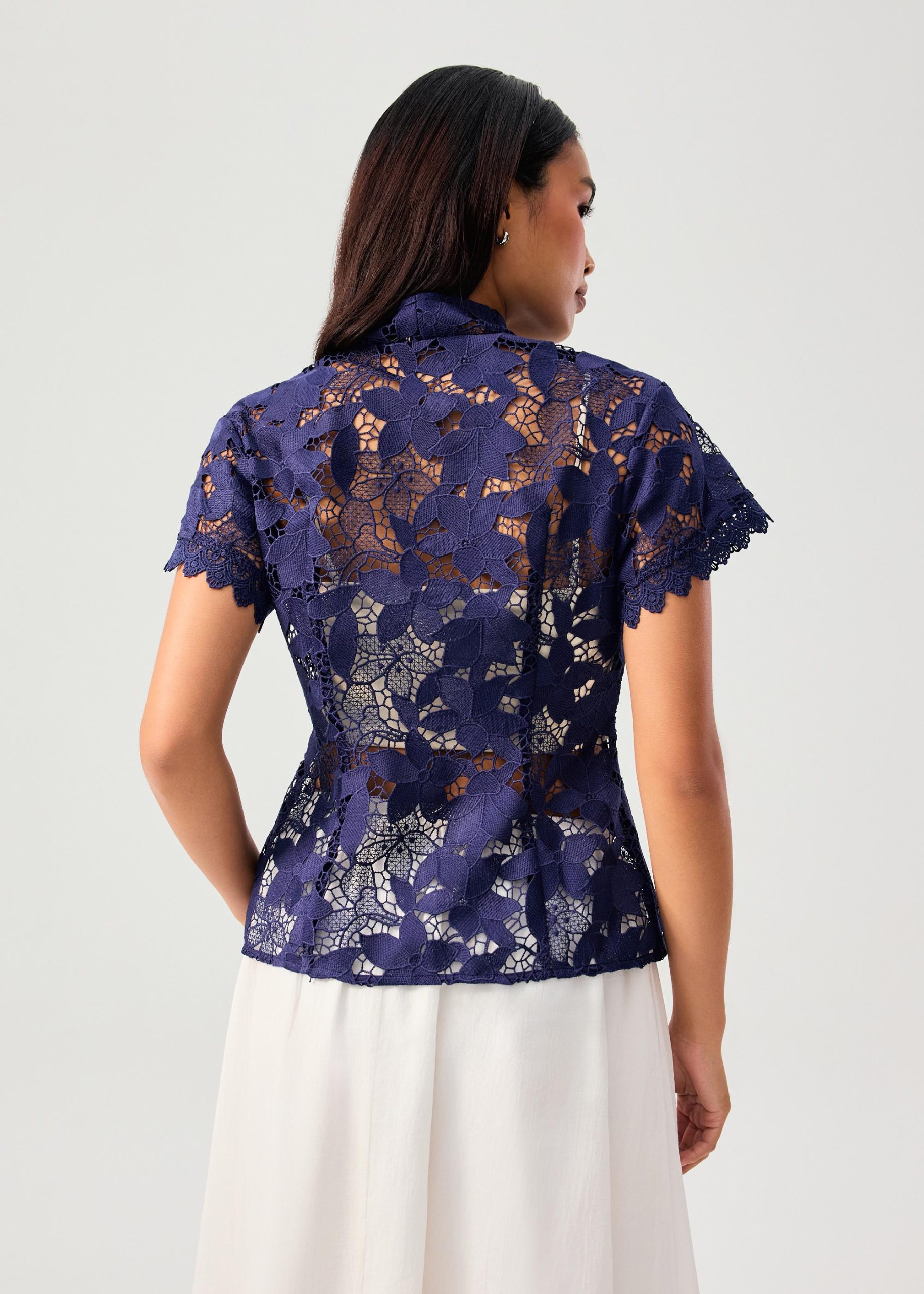 Floral Lace Kebaya Top - Image 20