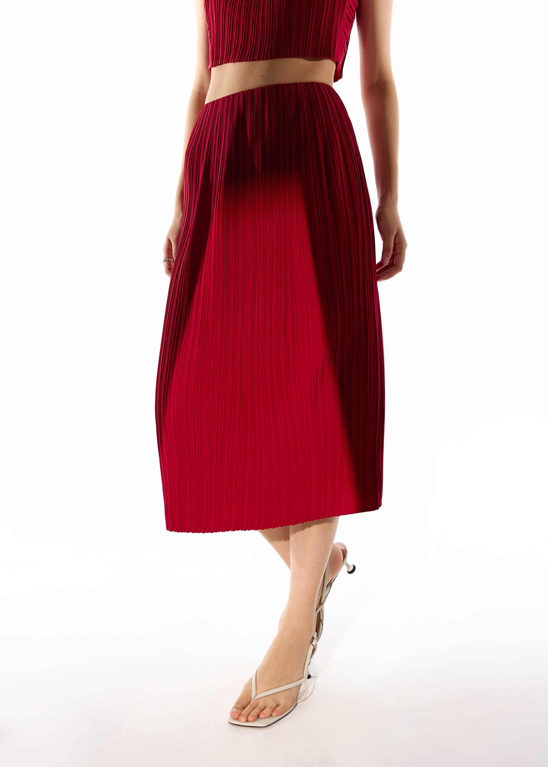 Gym Pleated Column Midi Skirt - Image 35