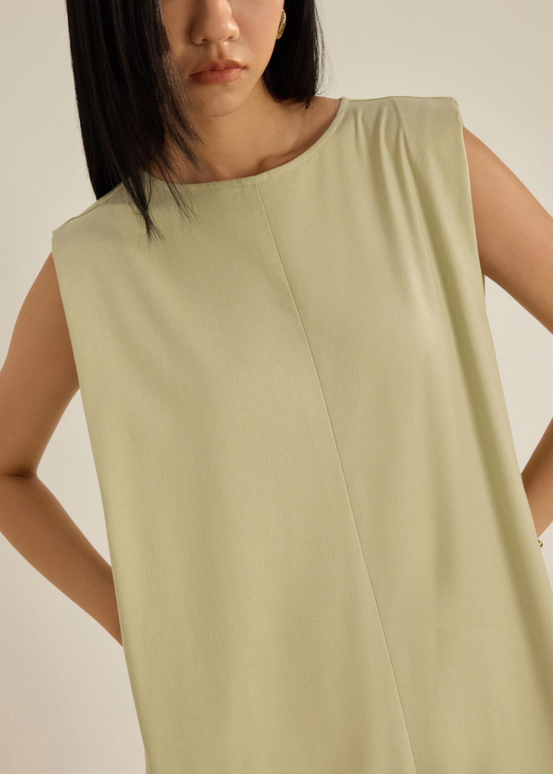 Linen Wide Leg Jumpsuit - Image 5