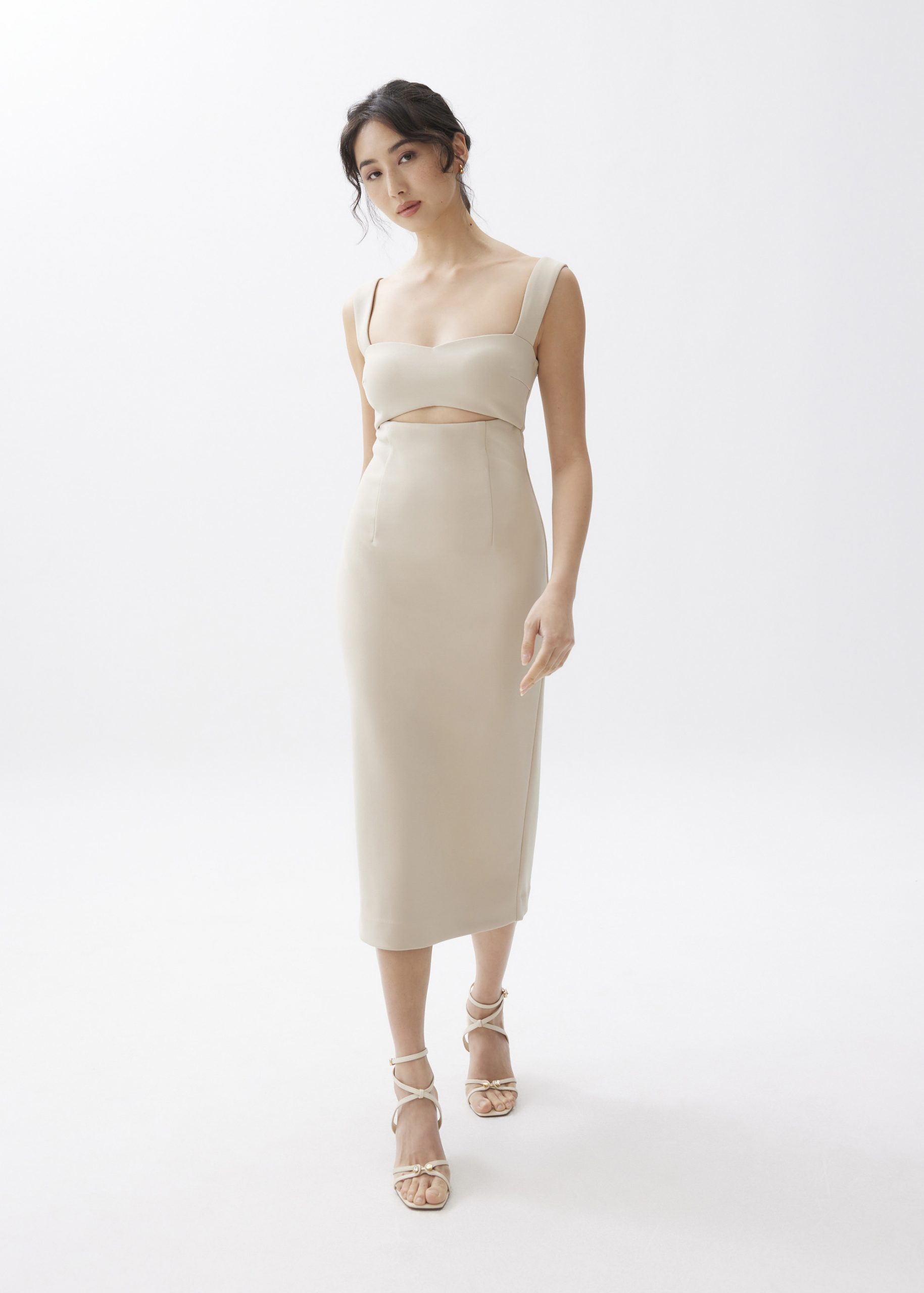 BraFree by LB Nicole Cut Out Midi Dress - Image 6