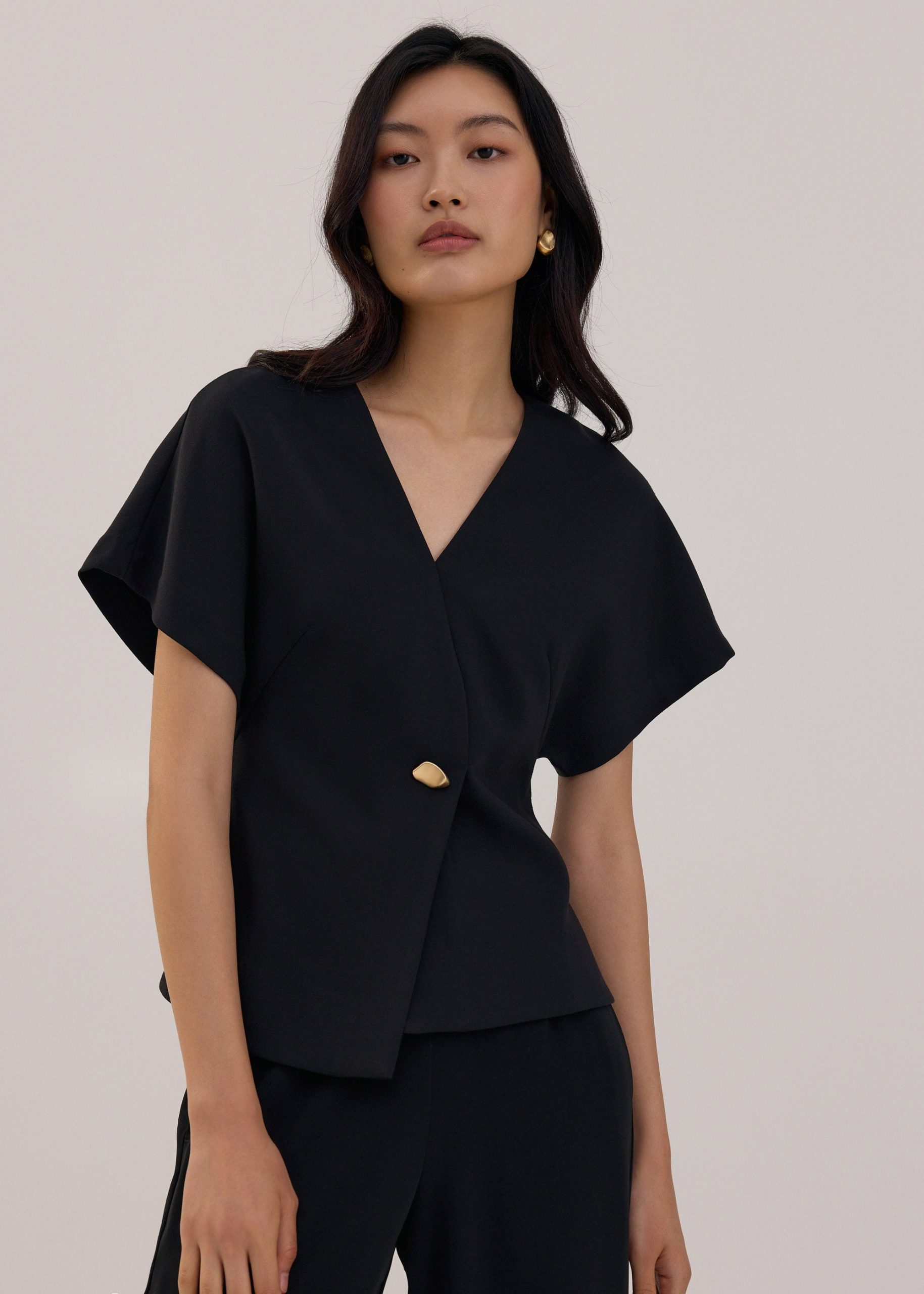 V-neck Batwing Top - Image 8