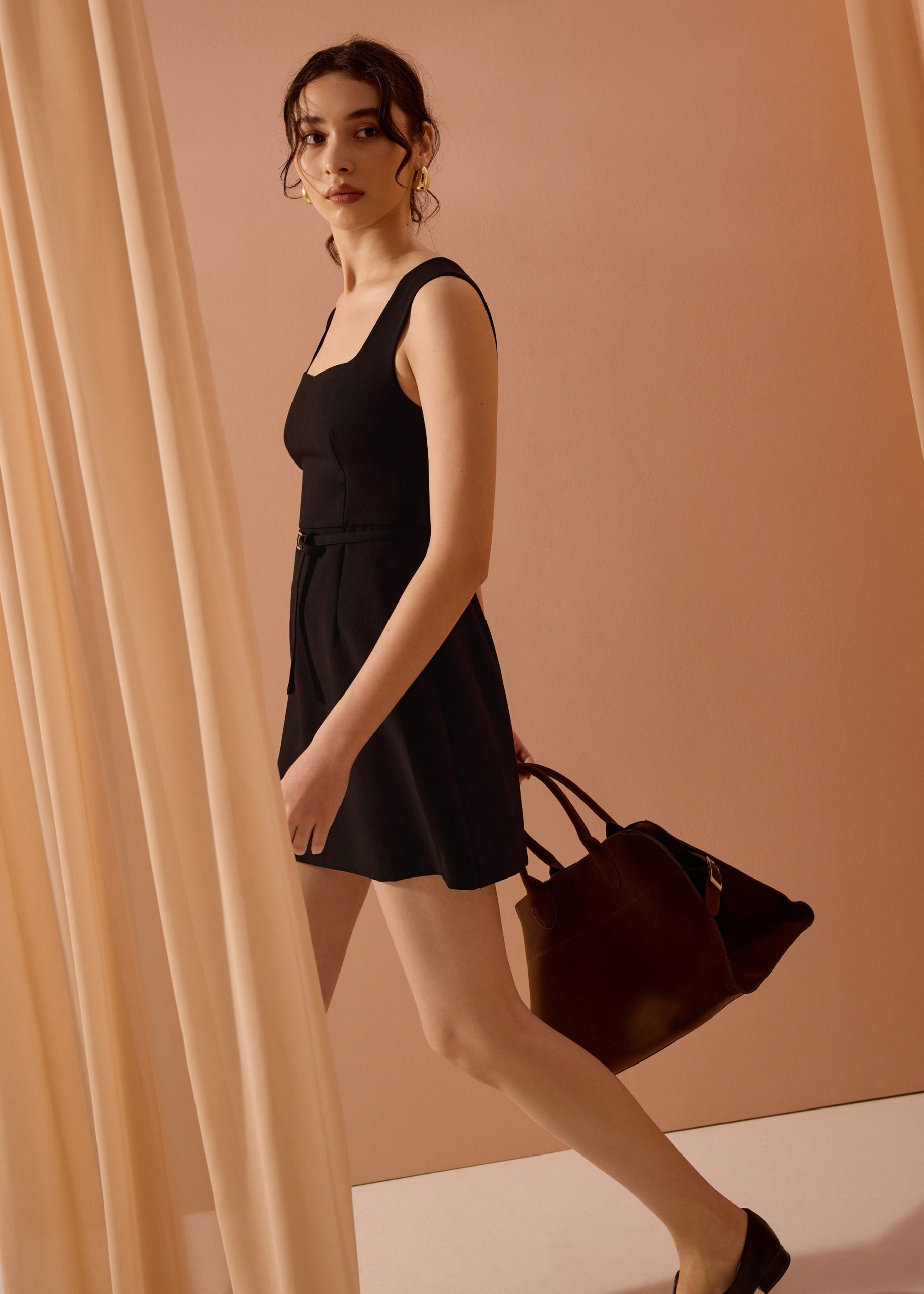 Sitti Belted A-Line Mini Dress - Image 6