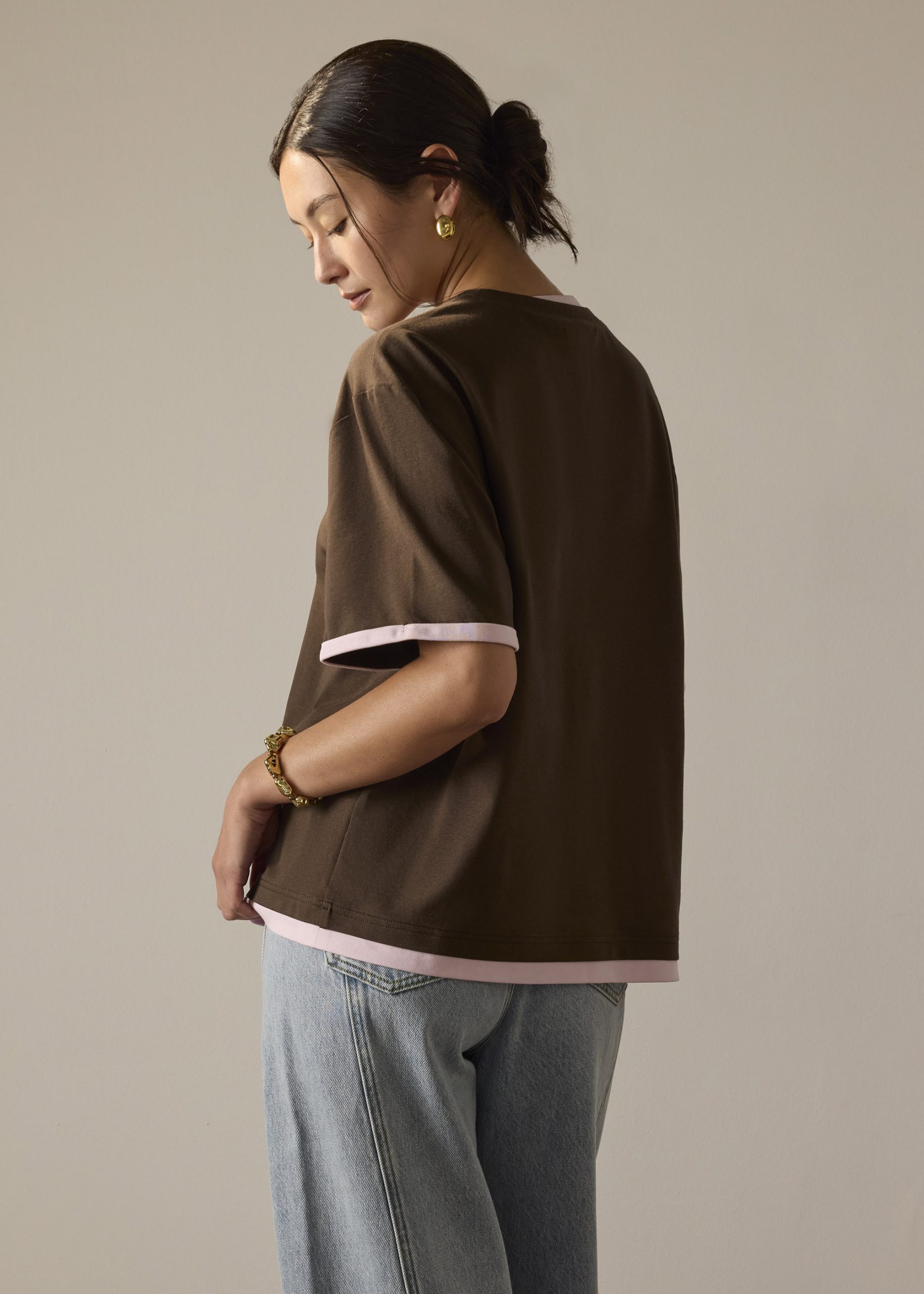 Jersey Relaxed Long Tee - Image 12
