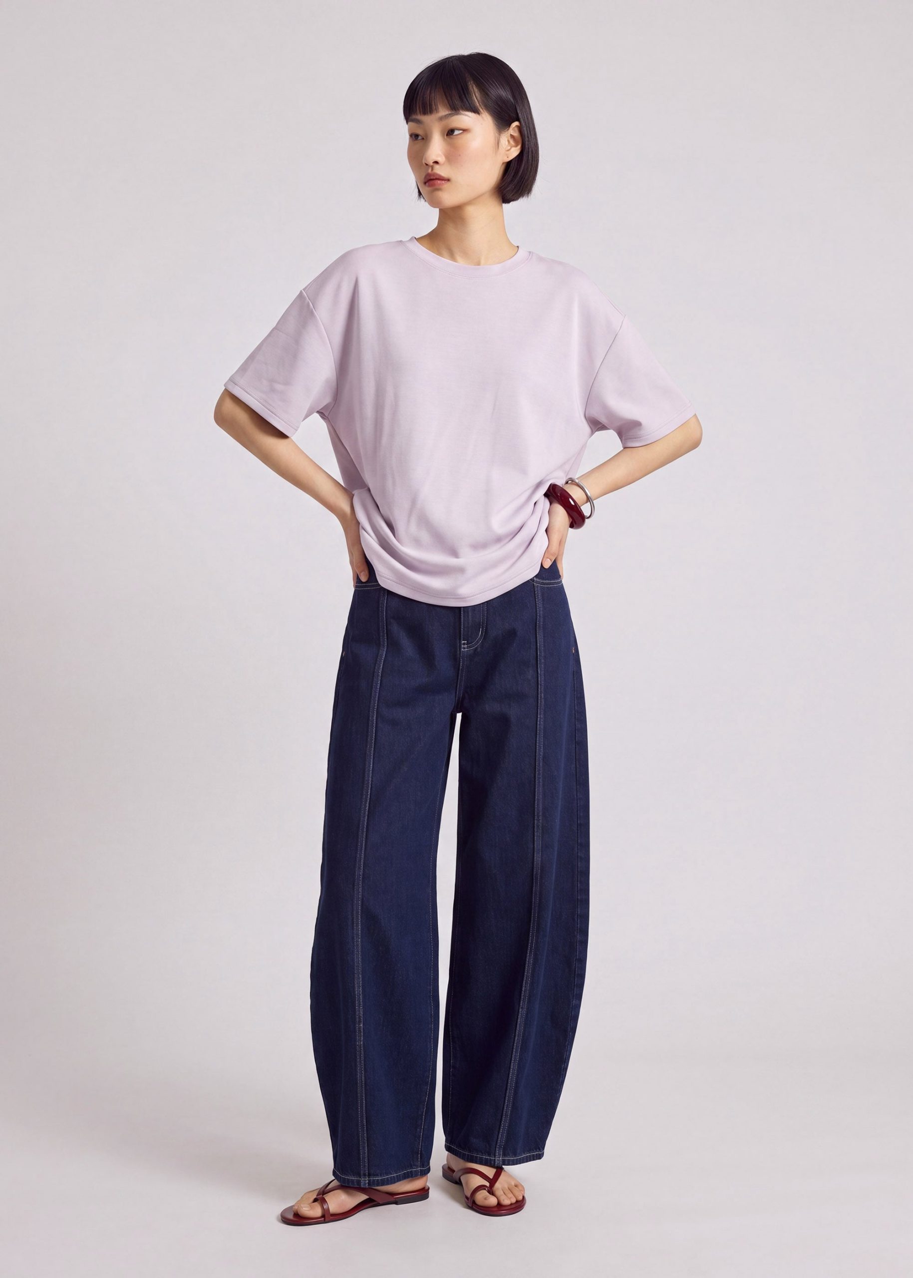 Relaxed Neoprene Tee - Image 8