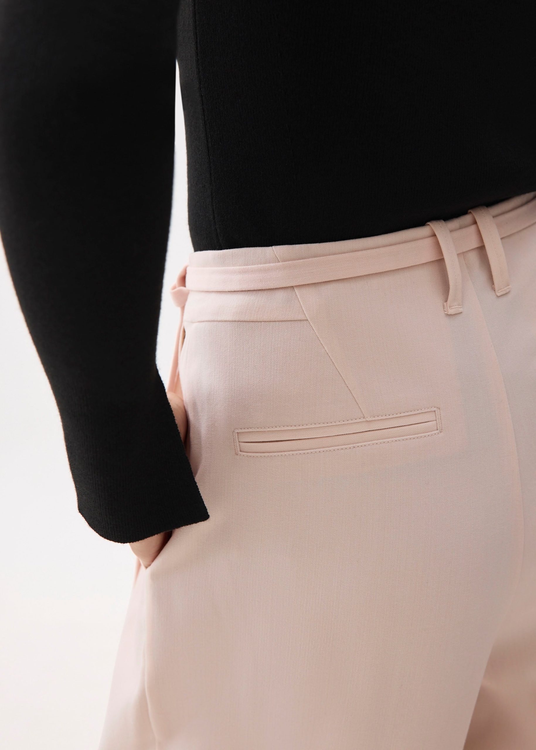 Leggy??Mayumi Elastic Pleated Wide Leg Pants - Image 8