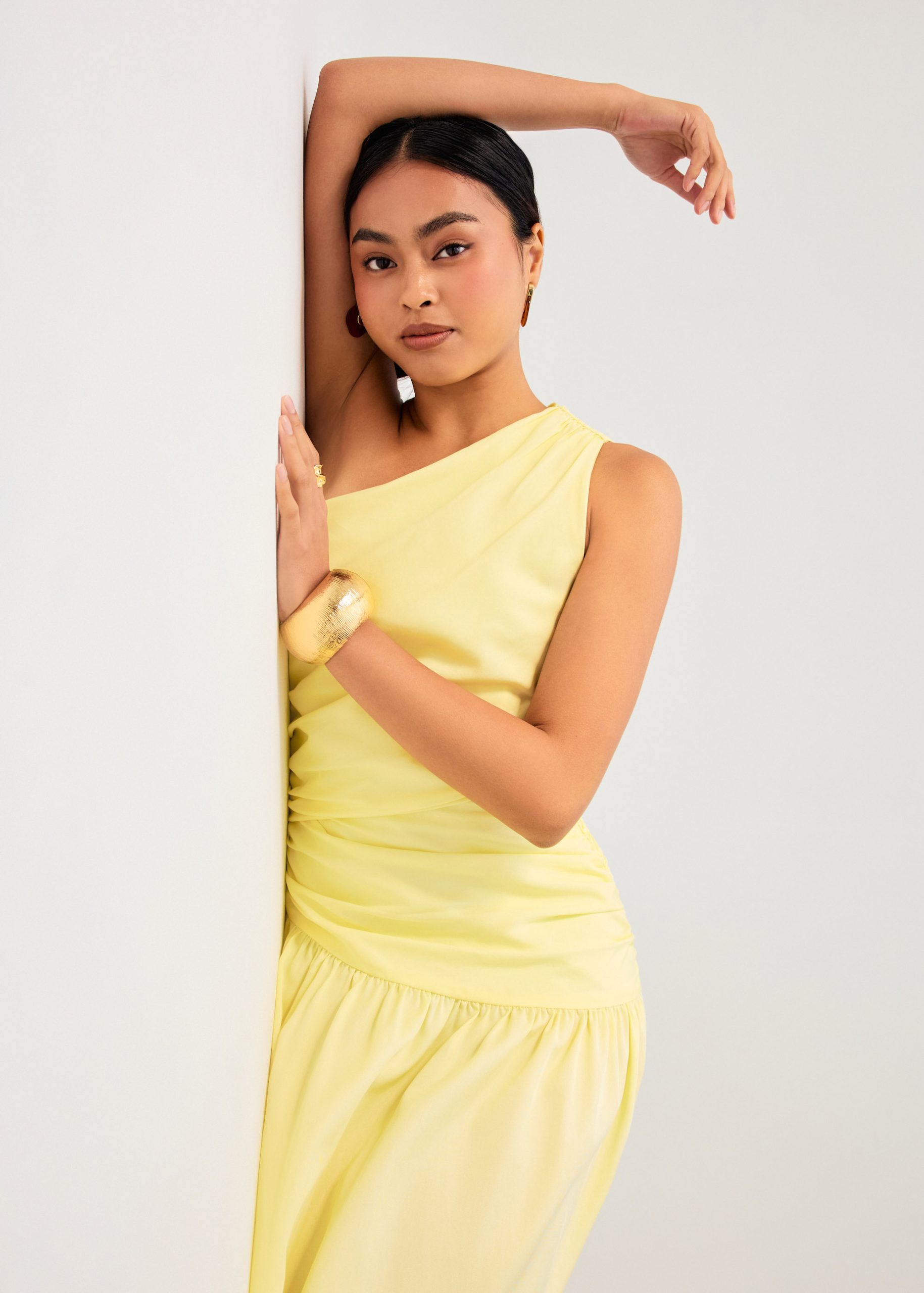 Lyocell Cut Out Toga Fit & Flare Maxi Dress - Image 23