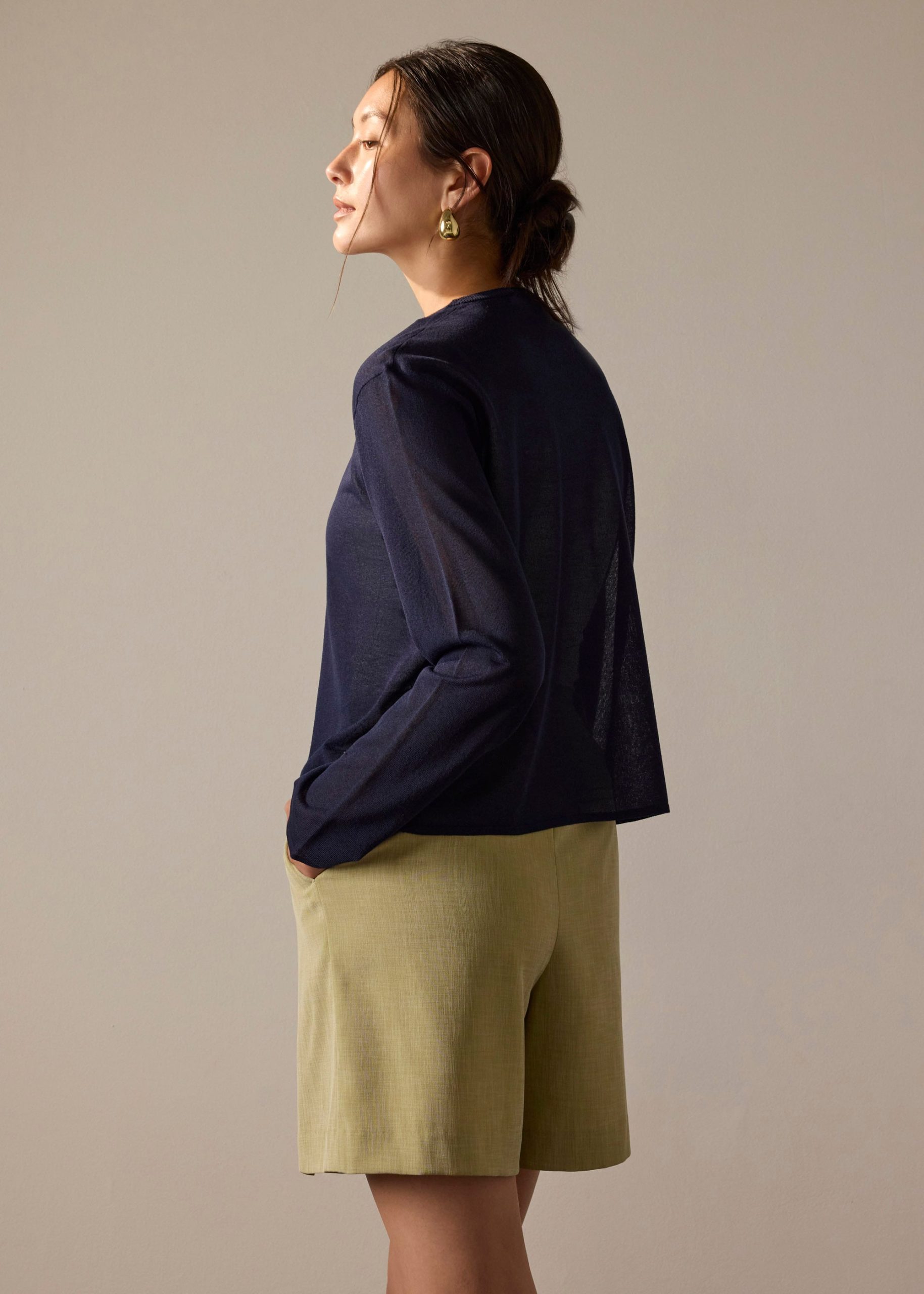 Rocio Sheer Knit Cardigan - Image 11