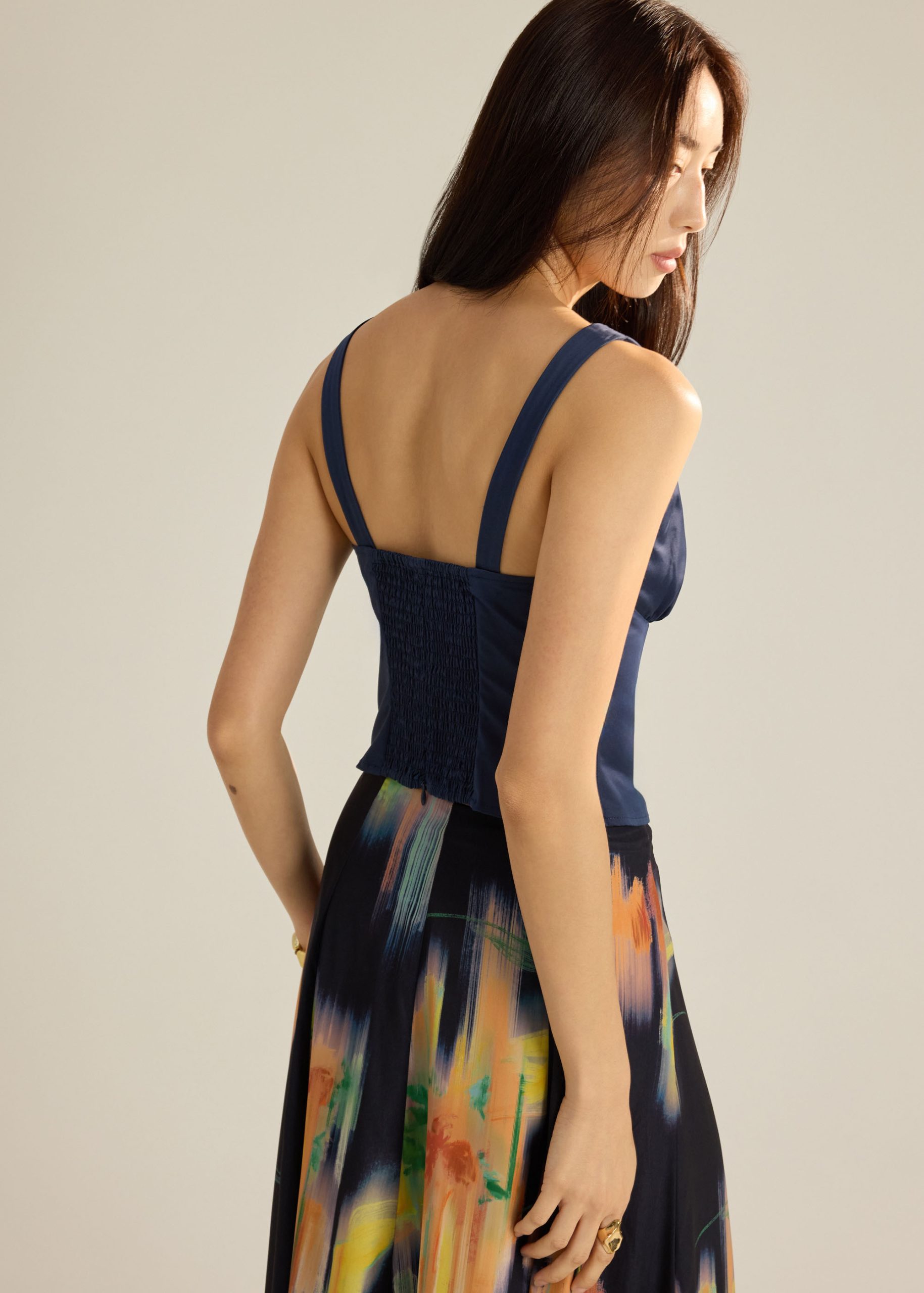 BraFree by LB Cotton Plunge Camisole - Image 12