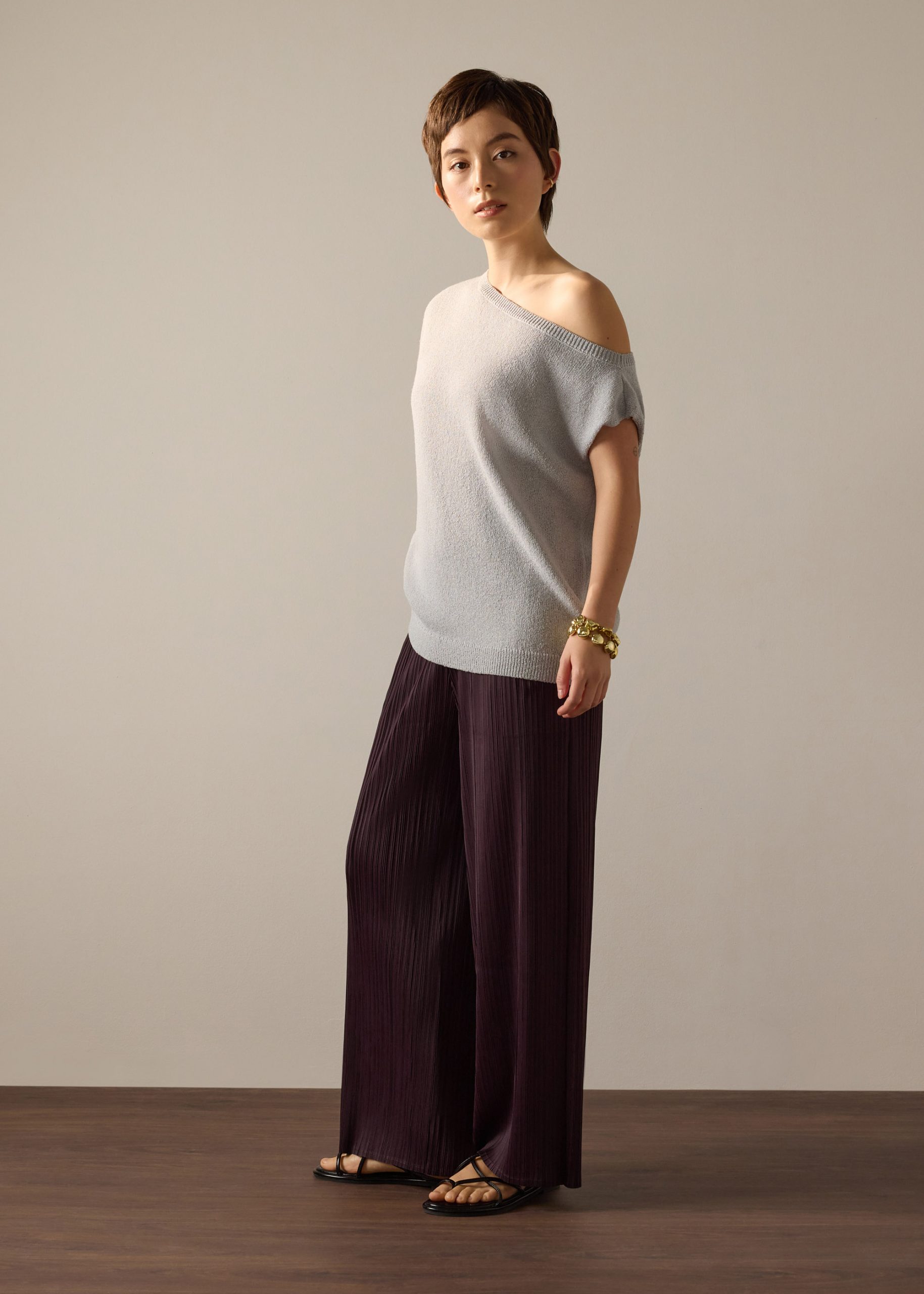 PETITE Leggy??Liv Elastic Plisse Straight Leg Pants - Image 12
