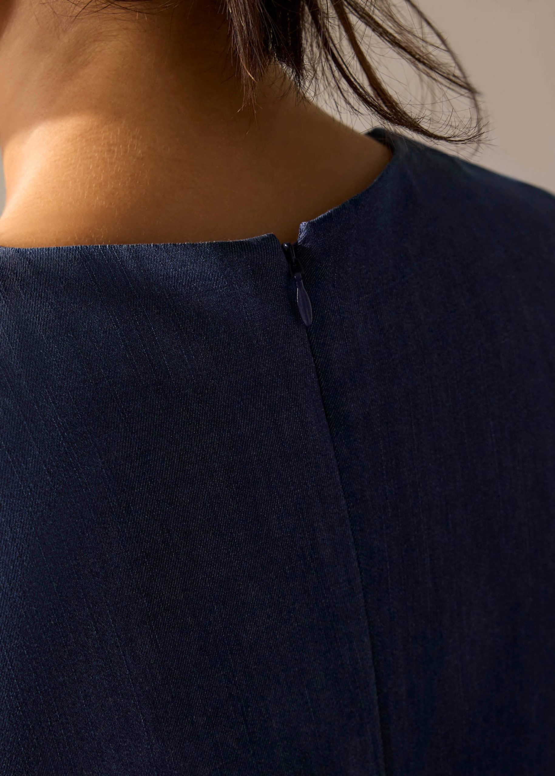 Chambray Wide Leg Jumpsuit - Image 6