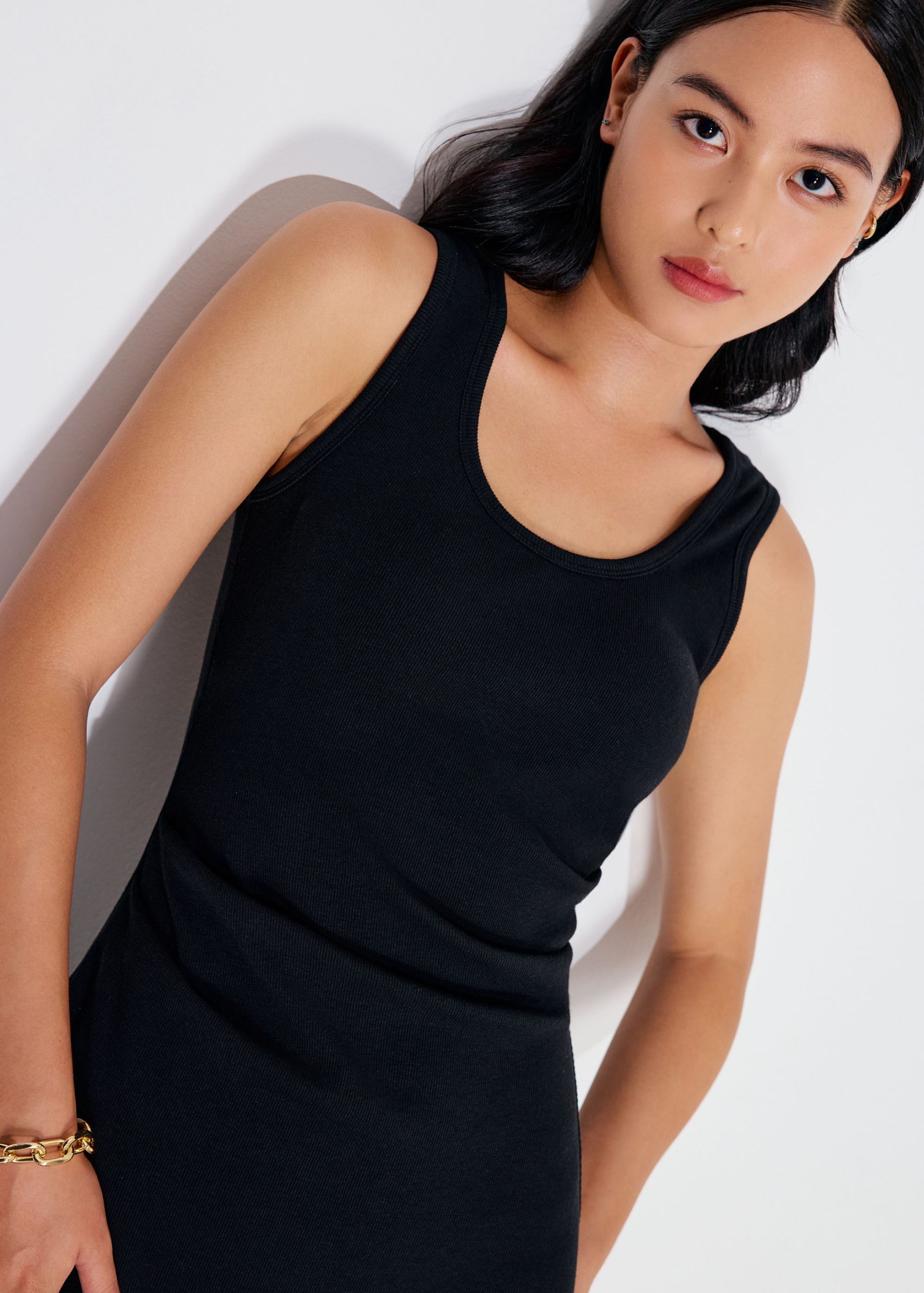 BraFree by LB Jersey Round Neck Column Midaxi Dress - Image 3