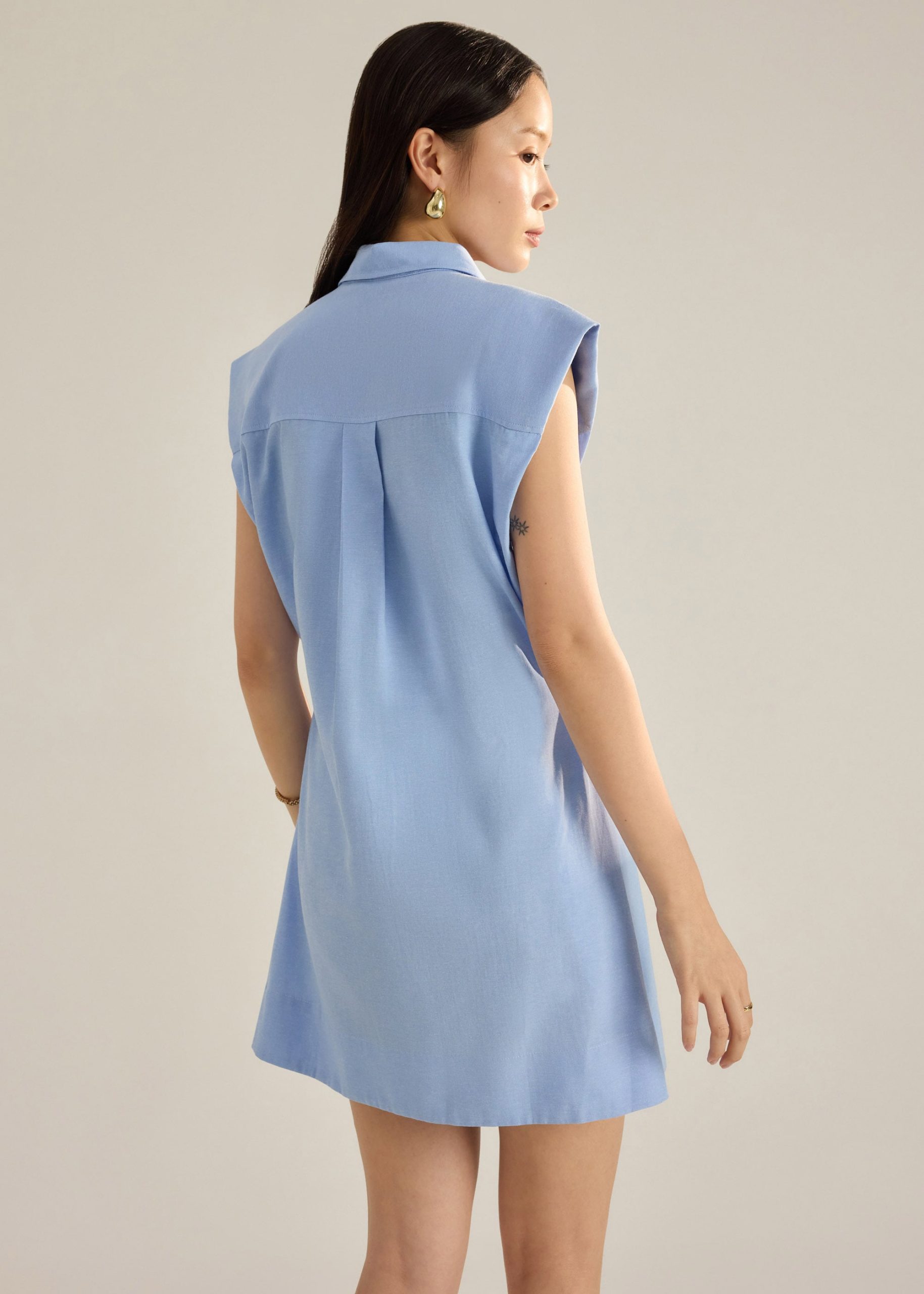 Button Down Mini Dress - Image 12