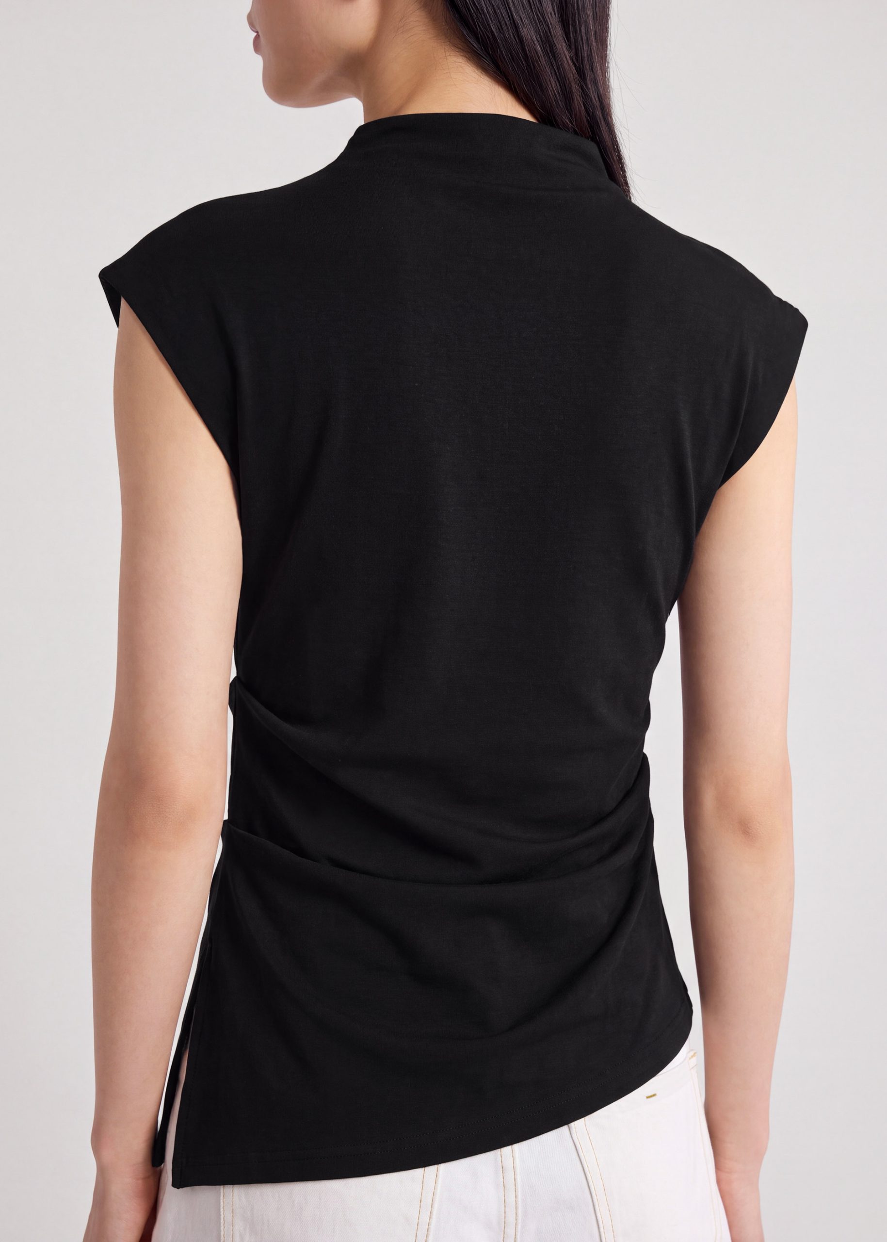 Neoprene Mock Neck Top - Image 7