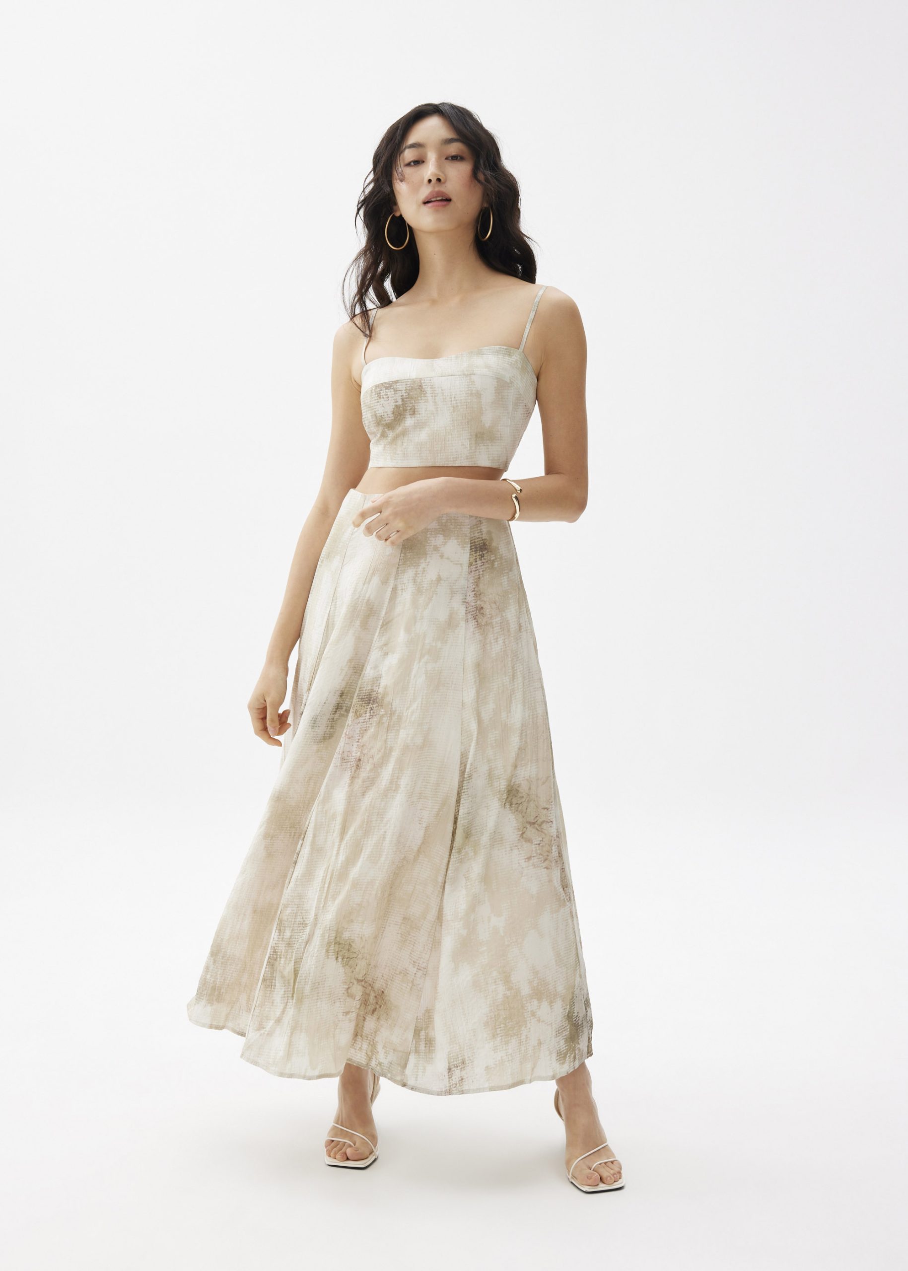 BraFree by LB Abstract Smocked Crop Top - Image 14