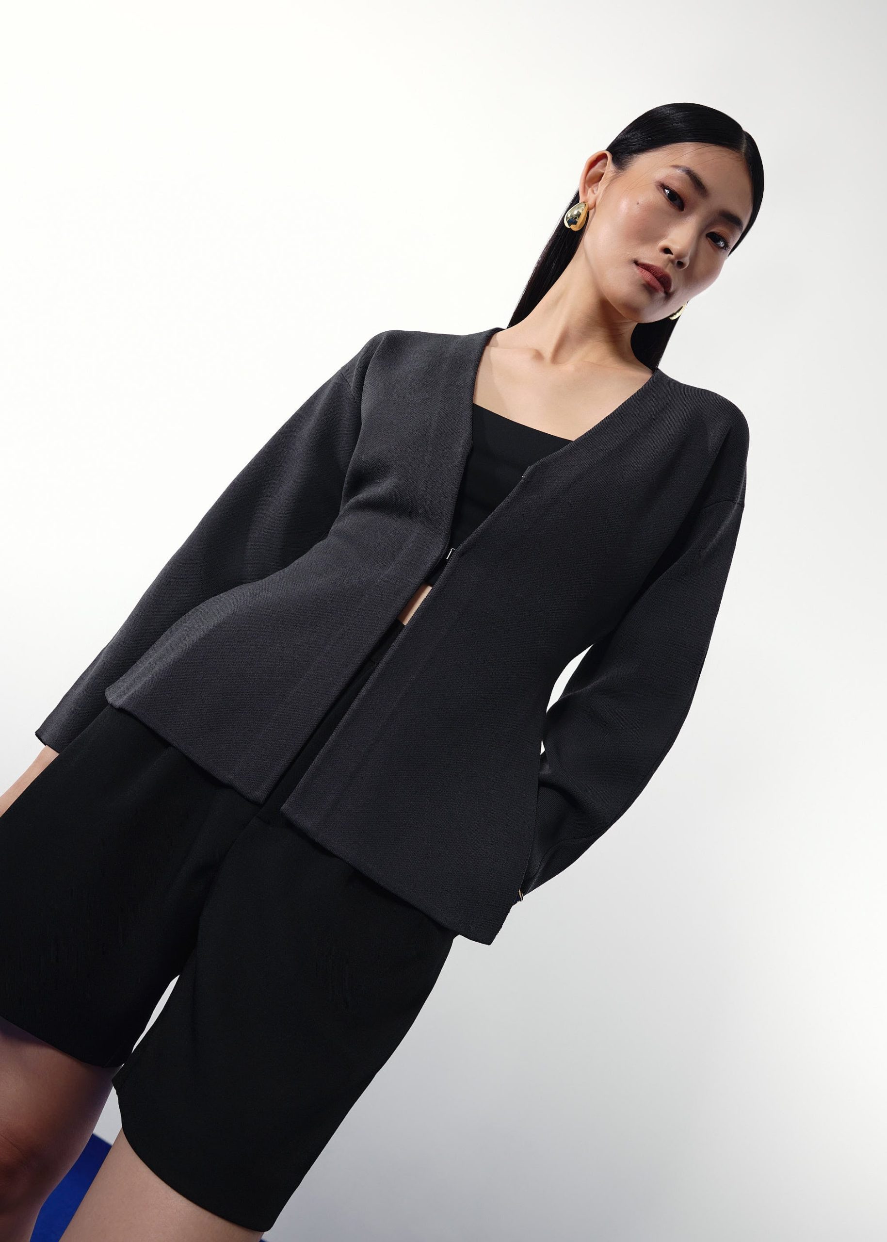 Micah Knit Cinched Waist Long Cardigan - Image 8