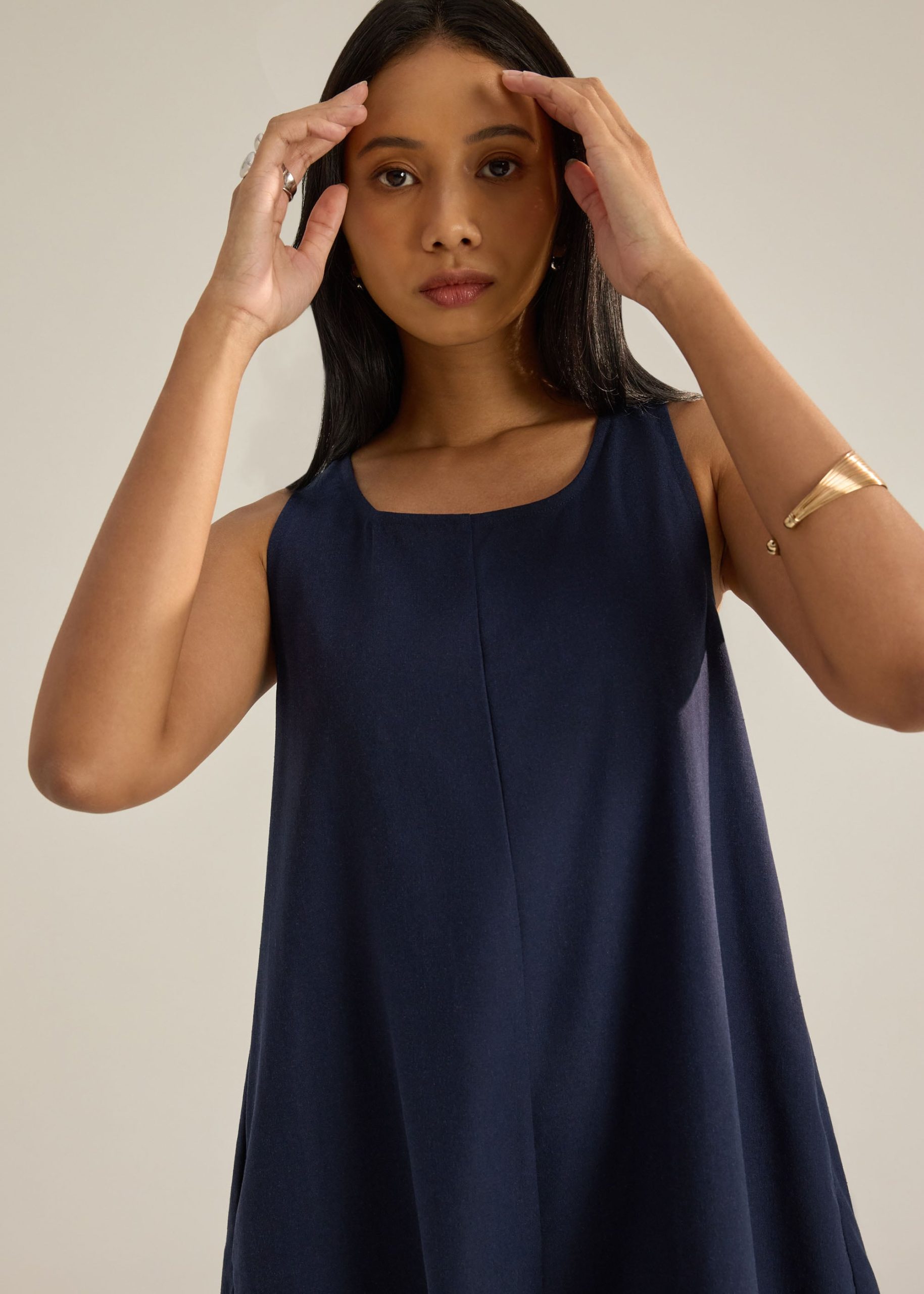 Back Tie A-Line Romper - Image 6