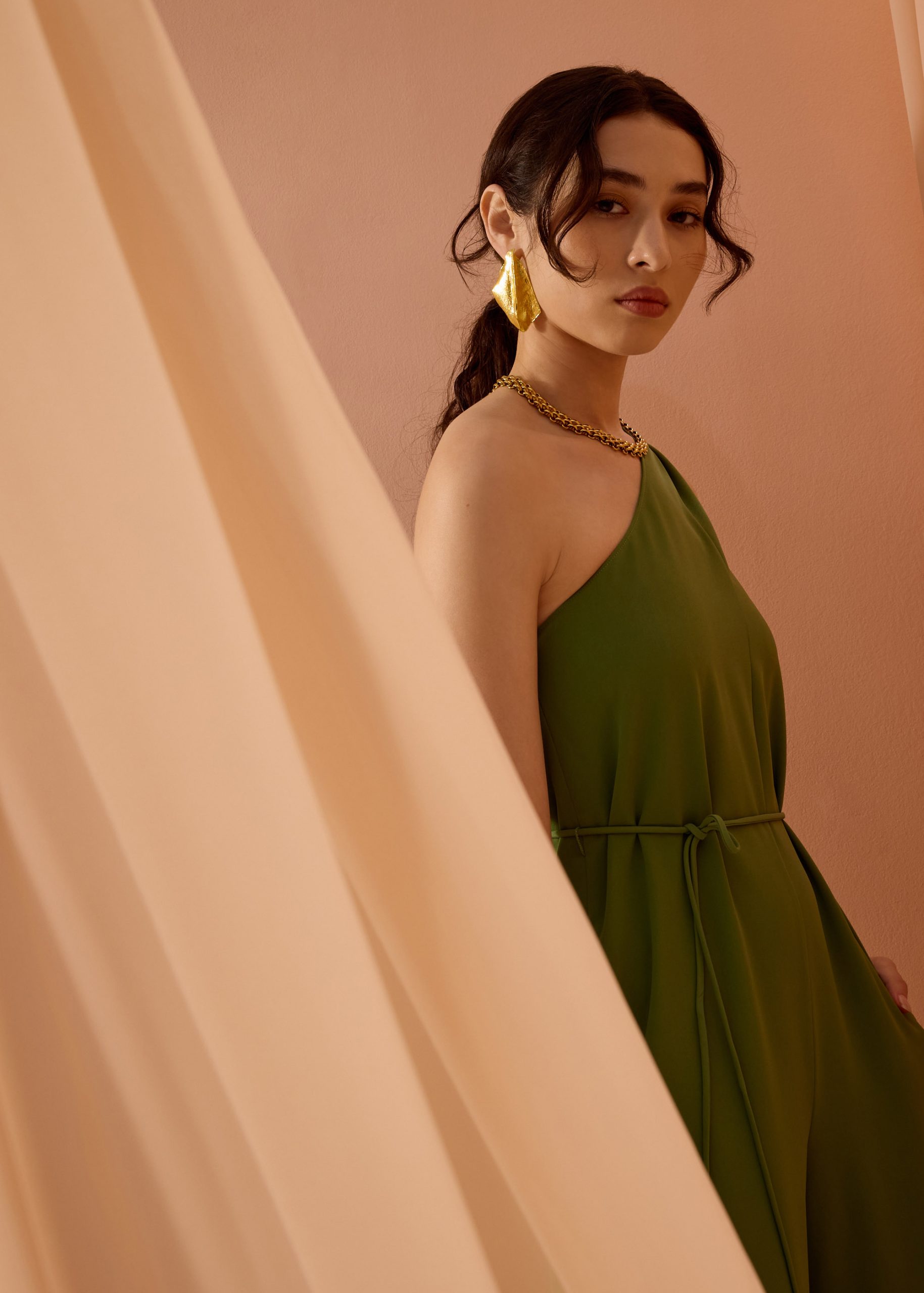 Leggy??Kanda Asymmetric Flare Jumpsuit - Image 16