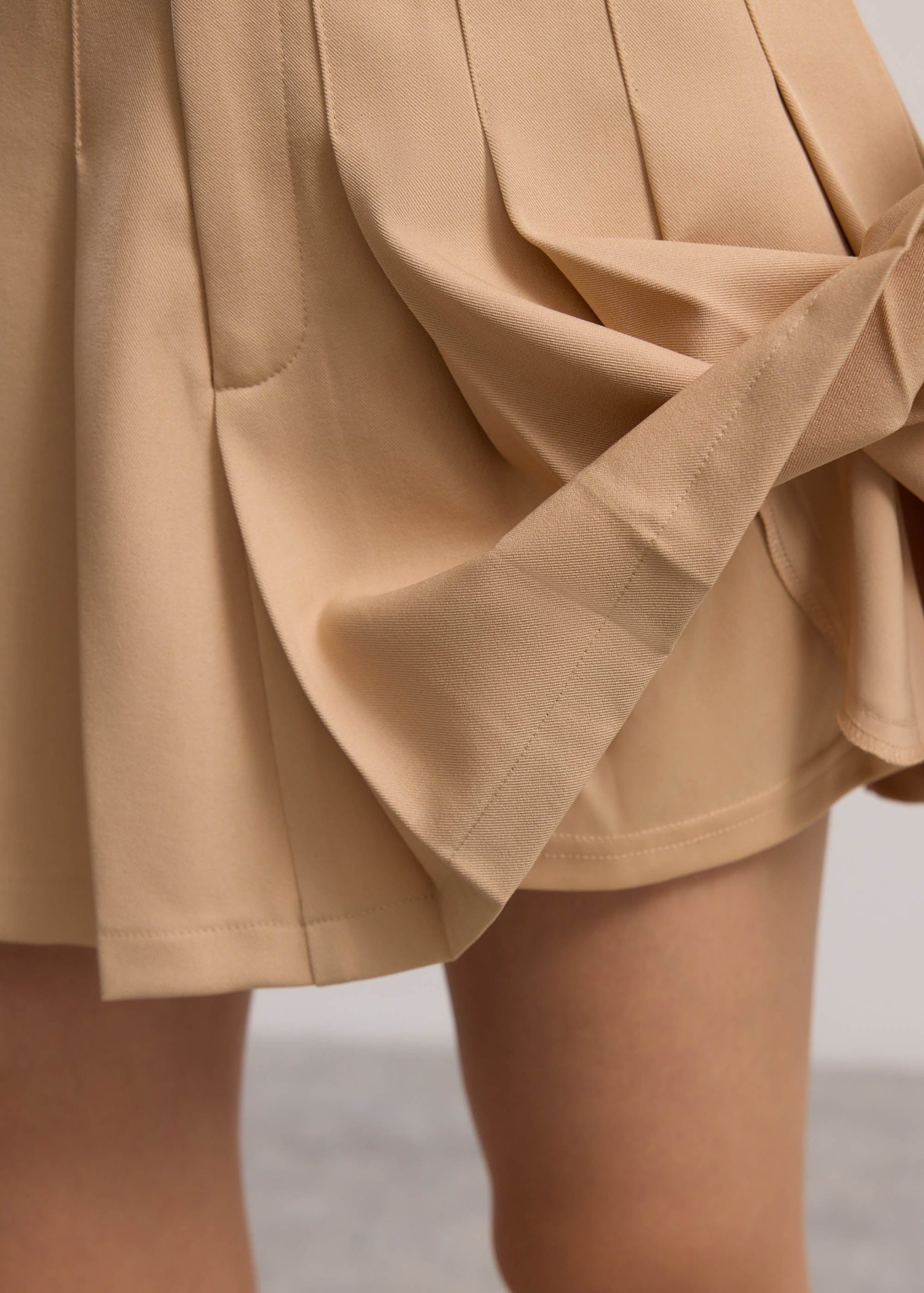 Pleated Flare Mini Skirt - Image 11