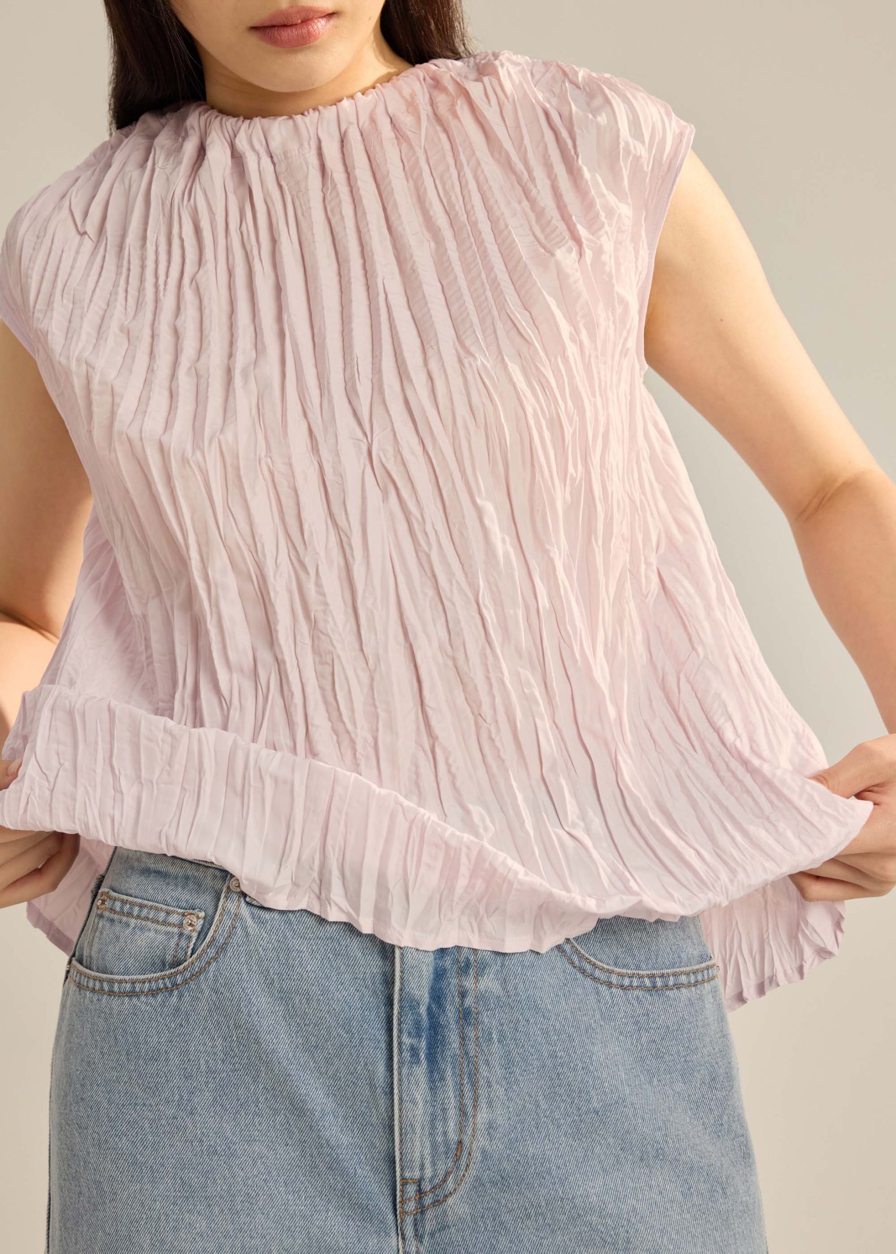 Sena Multi-way Crinkled Pleats Top - Image 11