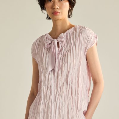 Sena Multi-way Crinkled Pleats Top