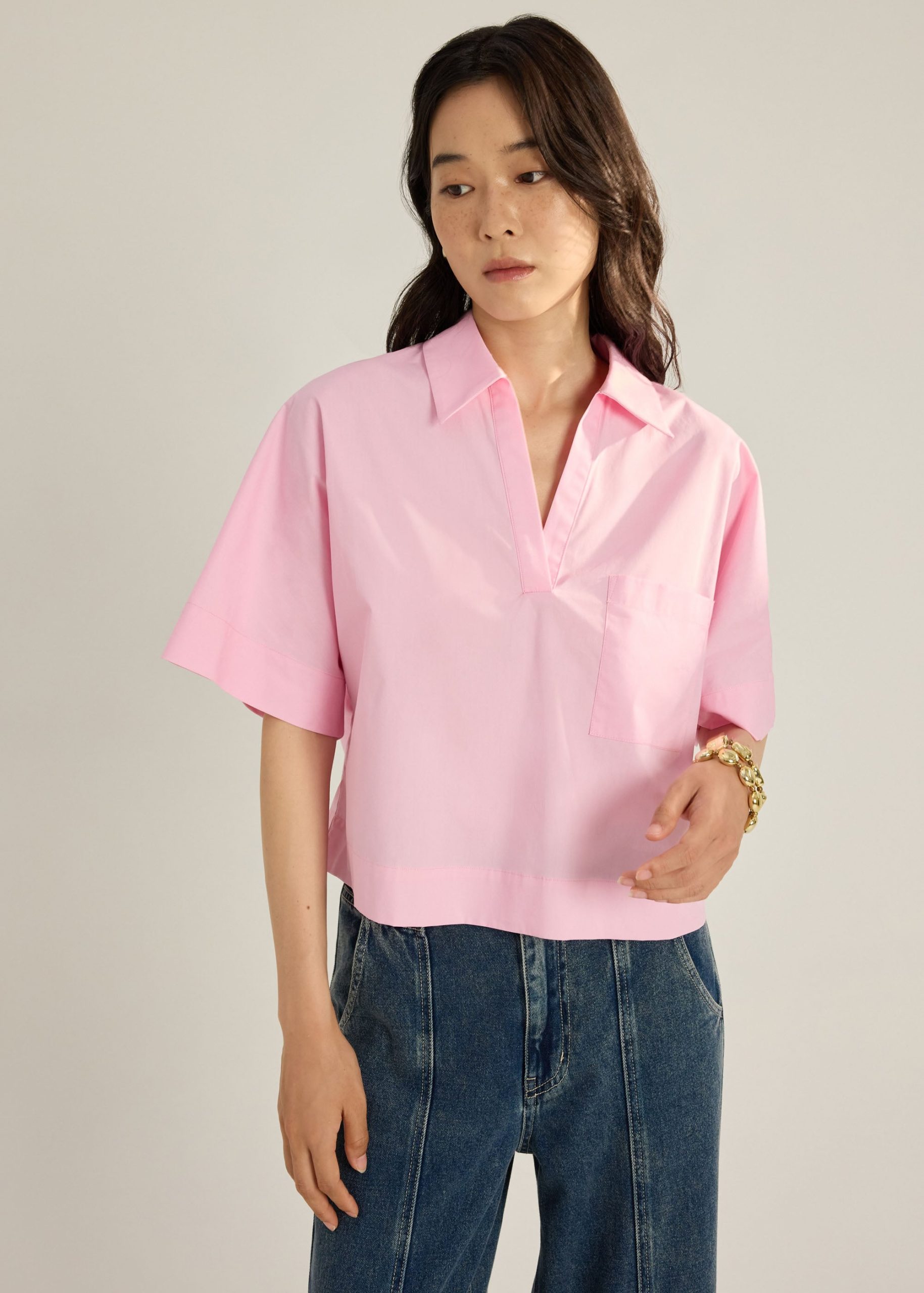 Maggie Cotton Relaxed Shirt - Image 16