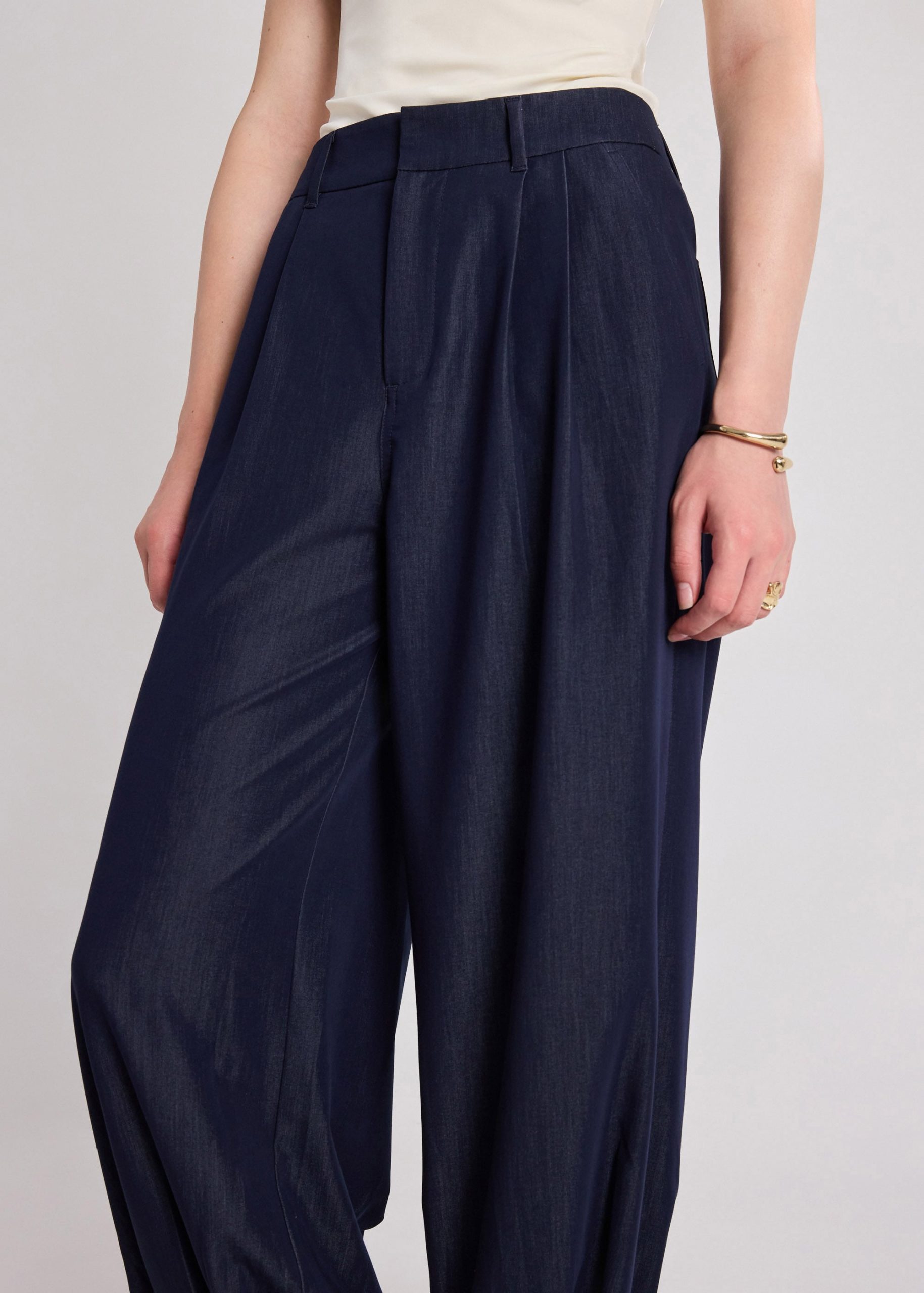 Chambray Balloon Pants - Image 5