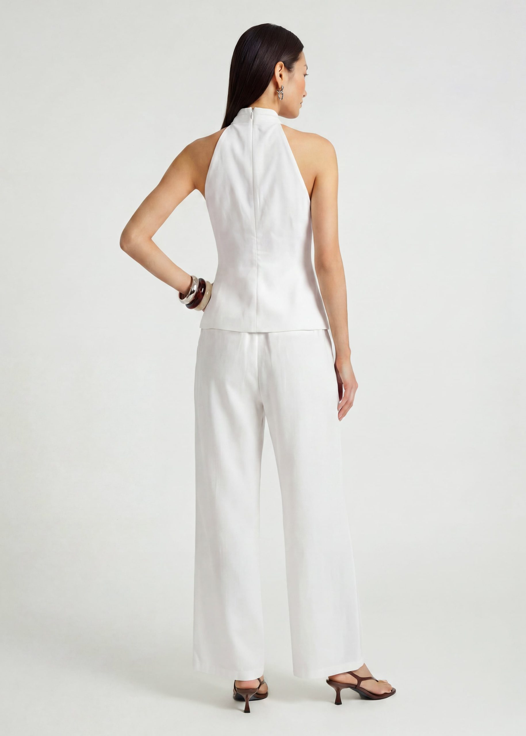 PETITE Nora Leggy??Premium Linen Pants - Image 9