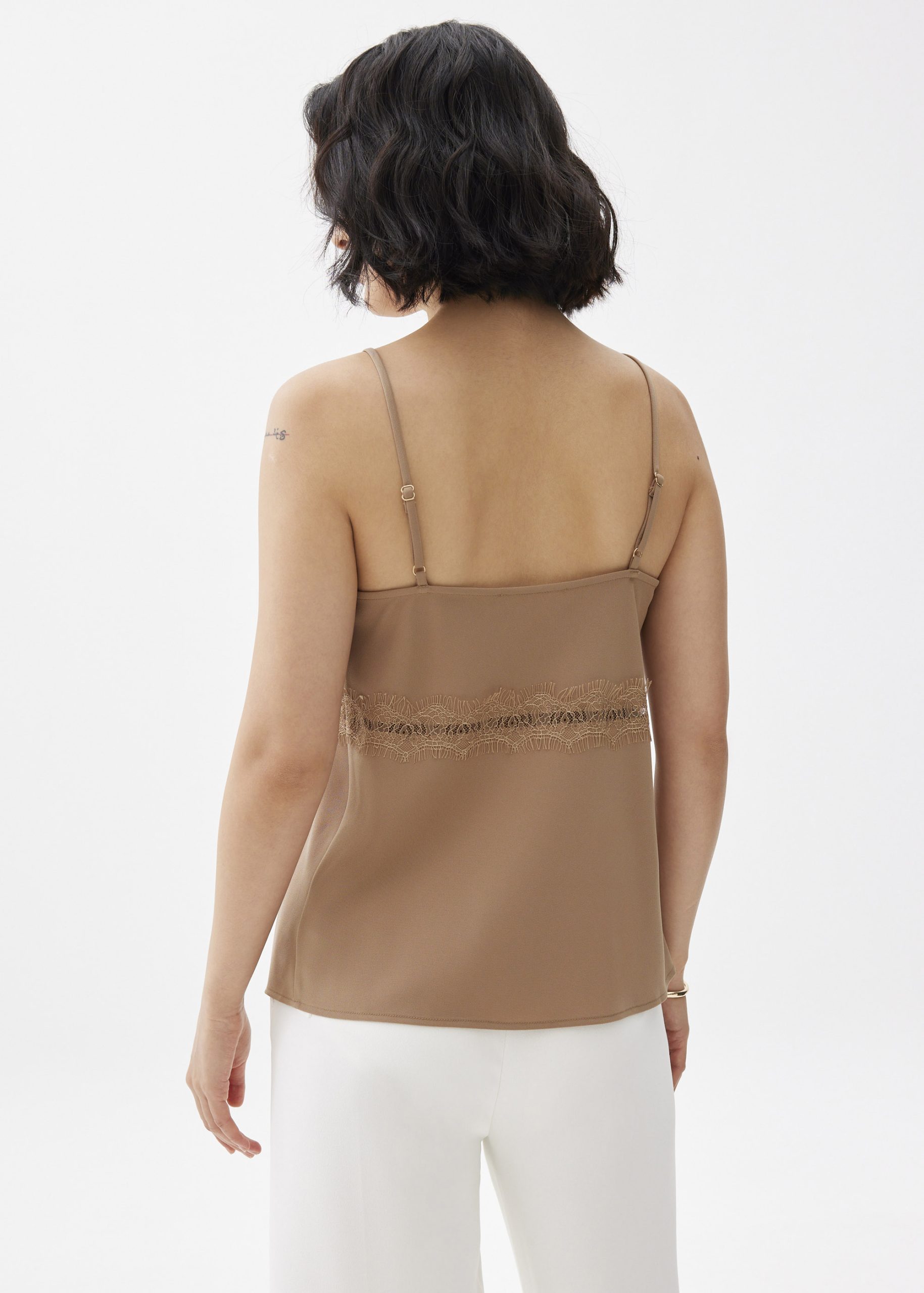 Lace Cut Out Camisole Top - Image 15