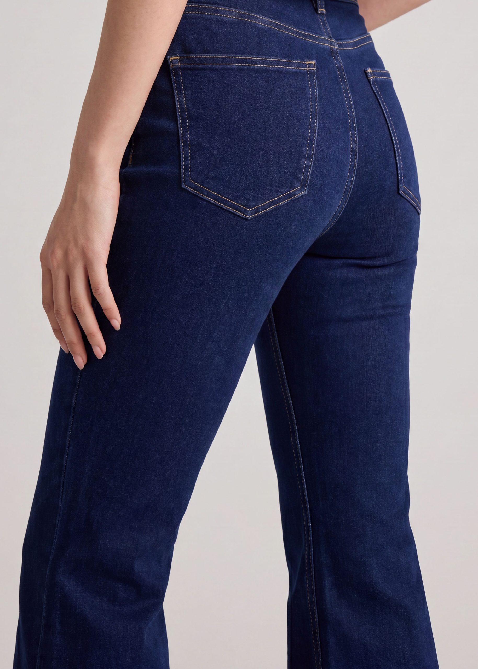 PETITE Addison Leggy??Kick Flare Jeans - Image 7