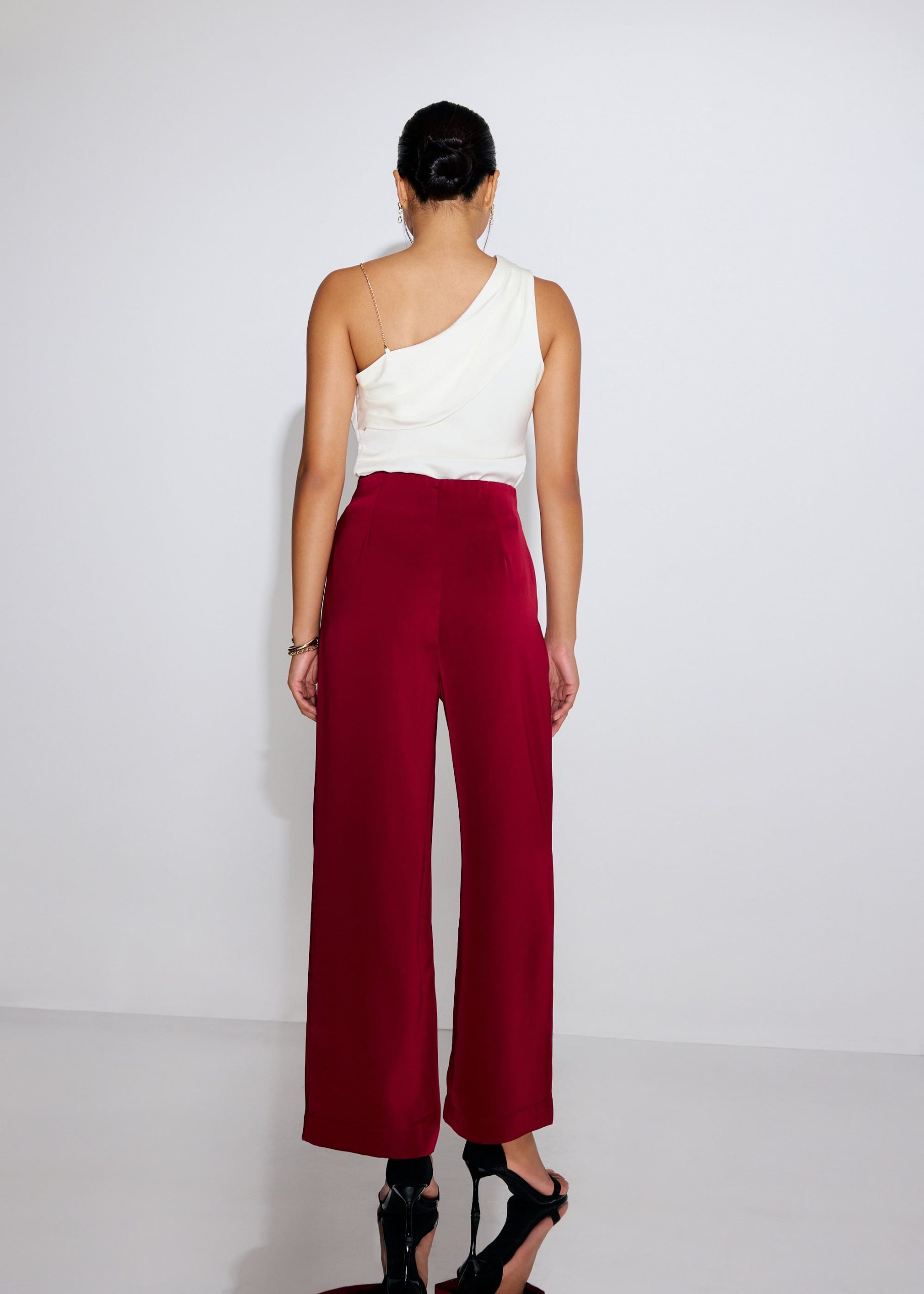 Leggy??Seva Satin Straight Leg Pants - Image 12