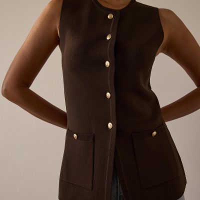 Ayami Knit Fitted Vest
