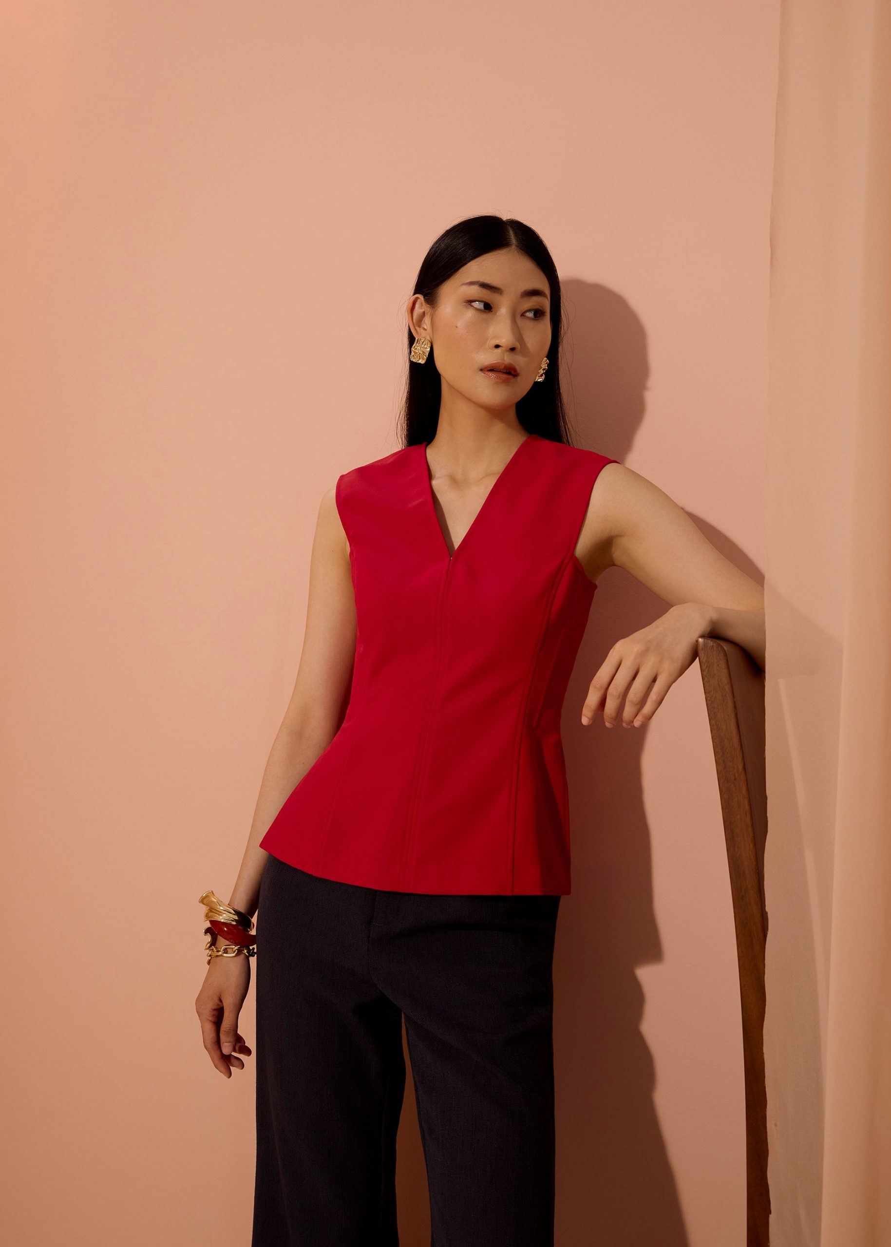 Sofi V-neck Top - Image 15