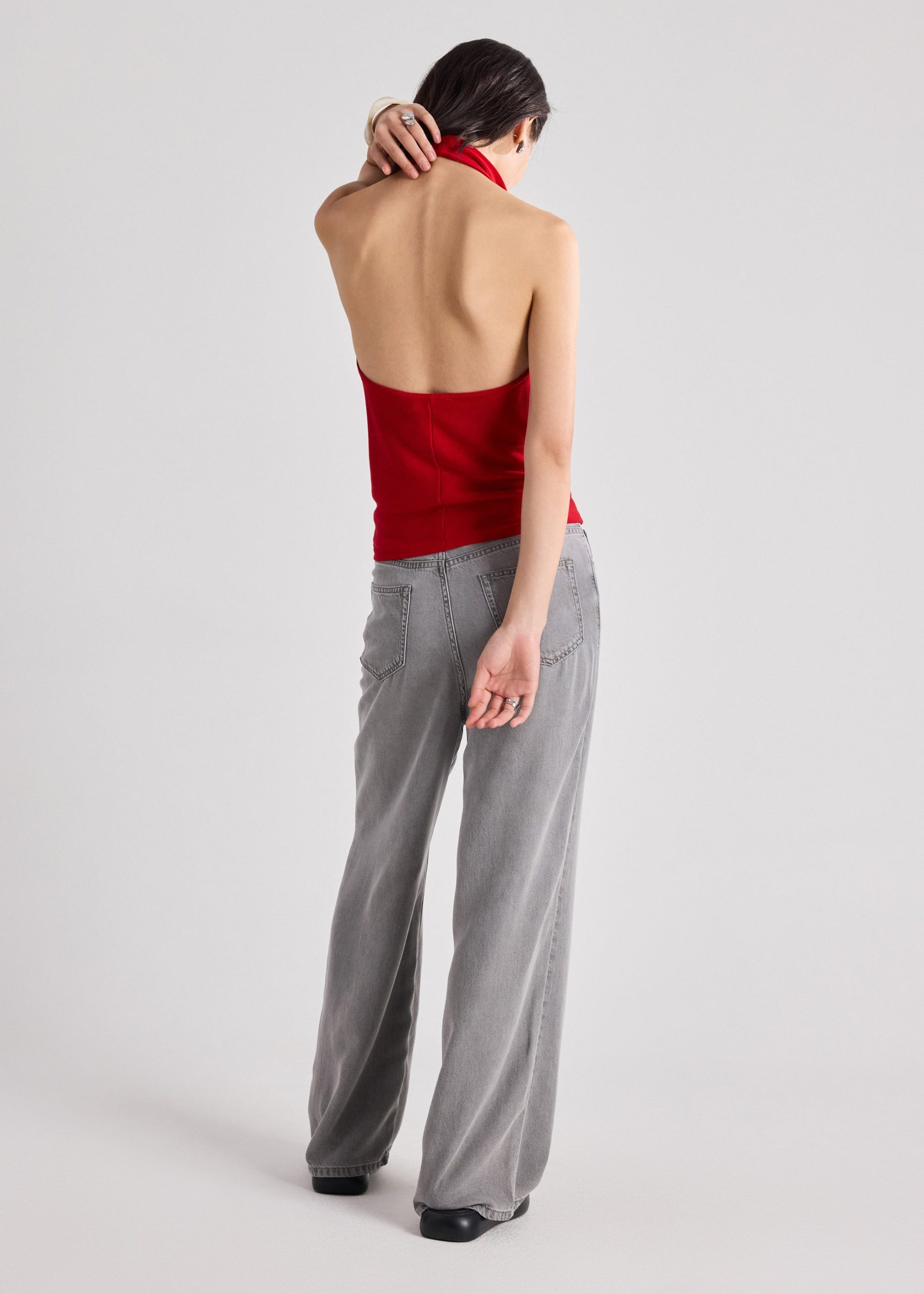 Lyocell Cowl Neck Top - Image 11