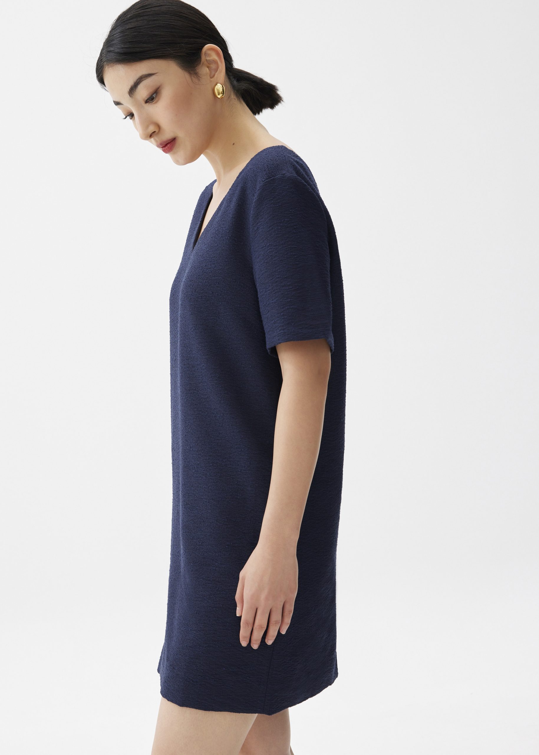 Tweed Shift Mini Dress - Image 12