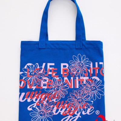 Love, Bonito | Wiggle Wiggle Tote Bag in Cobalt