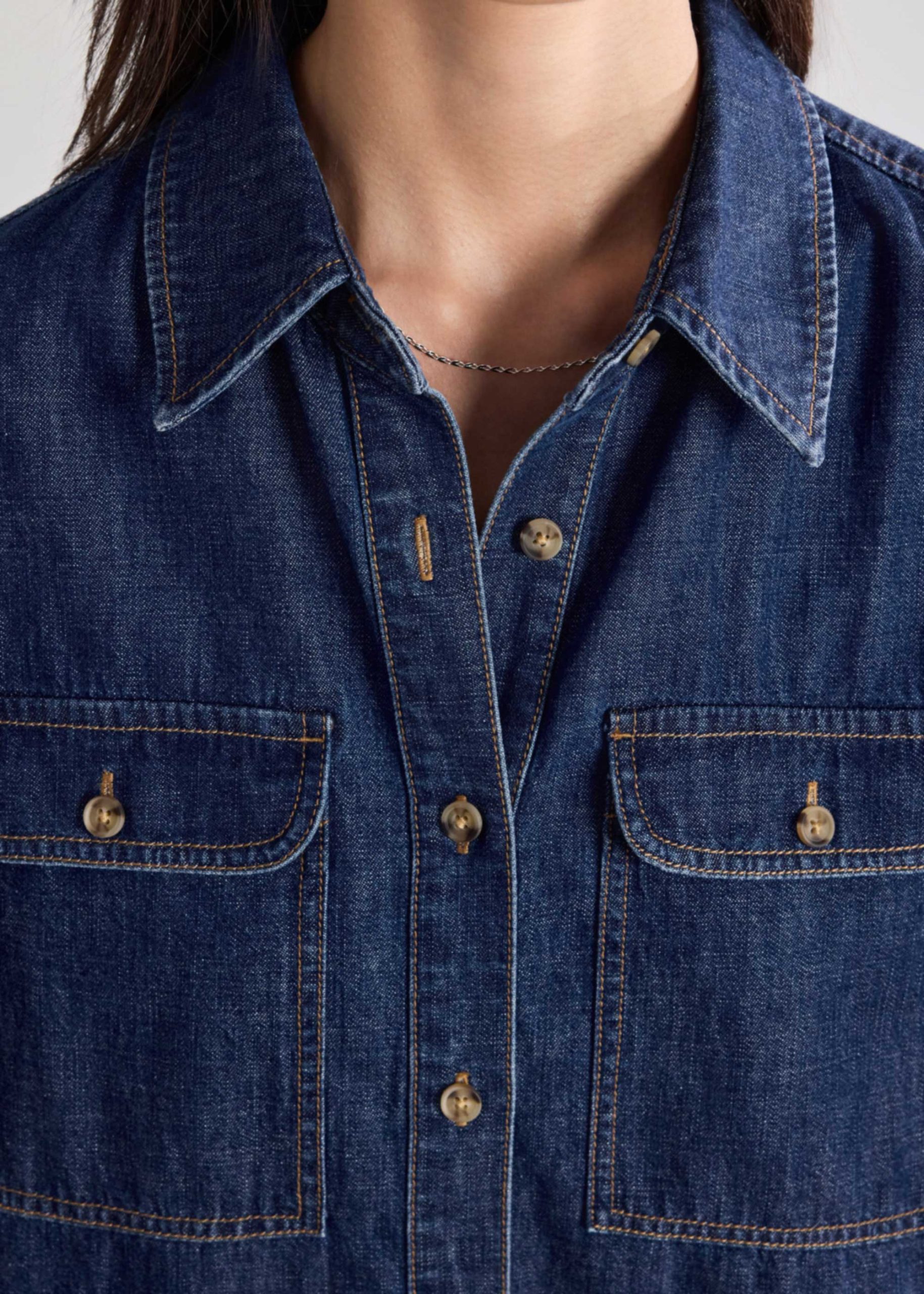 Oversized Denim Shirt - Image 6