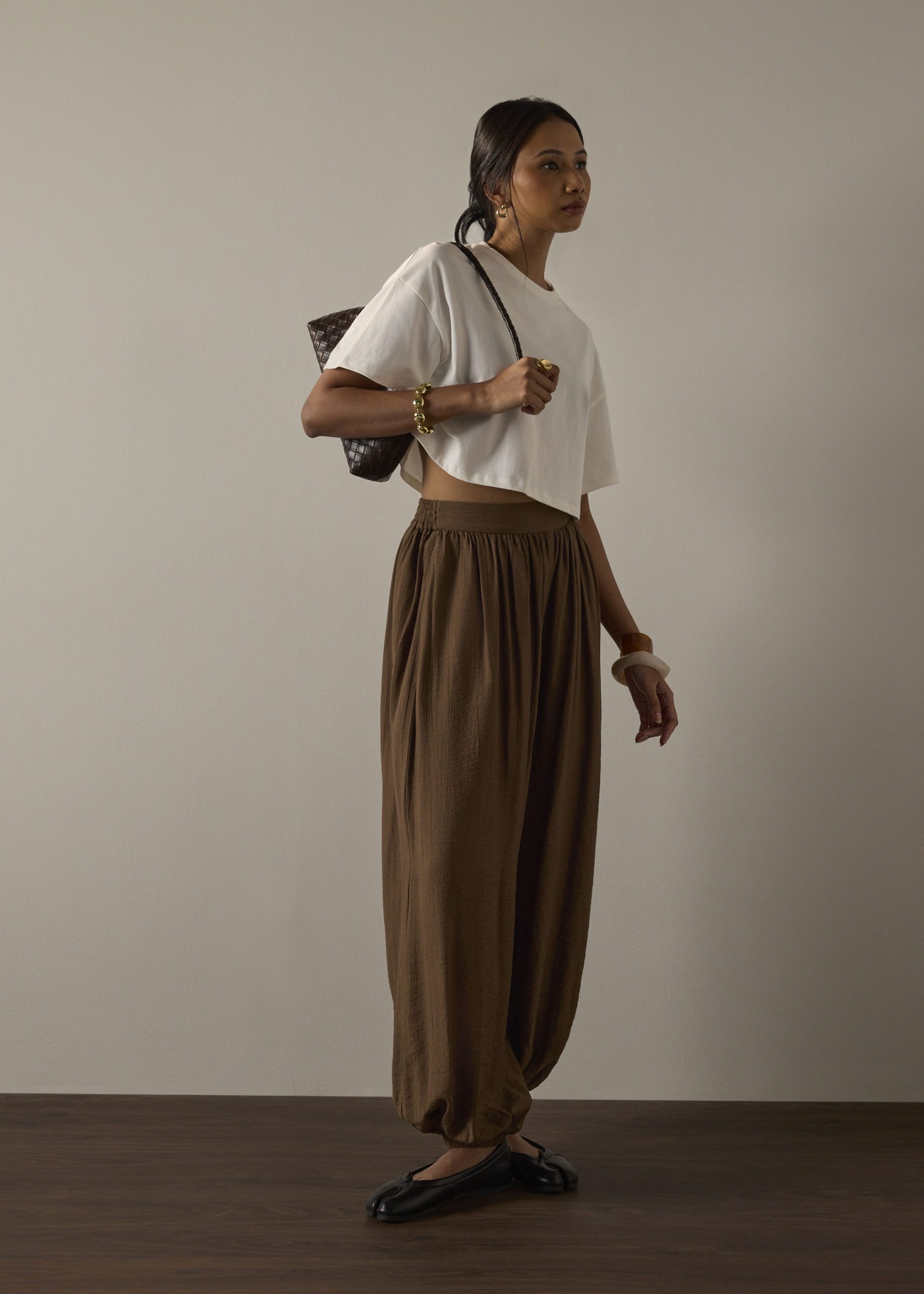 Cuffed Hem Cocoon Pants - Image 21