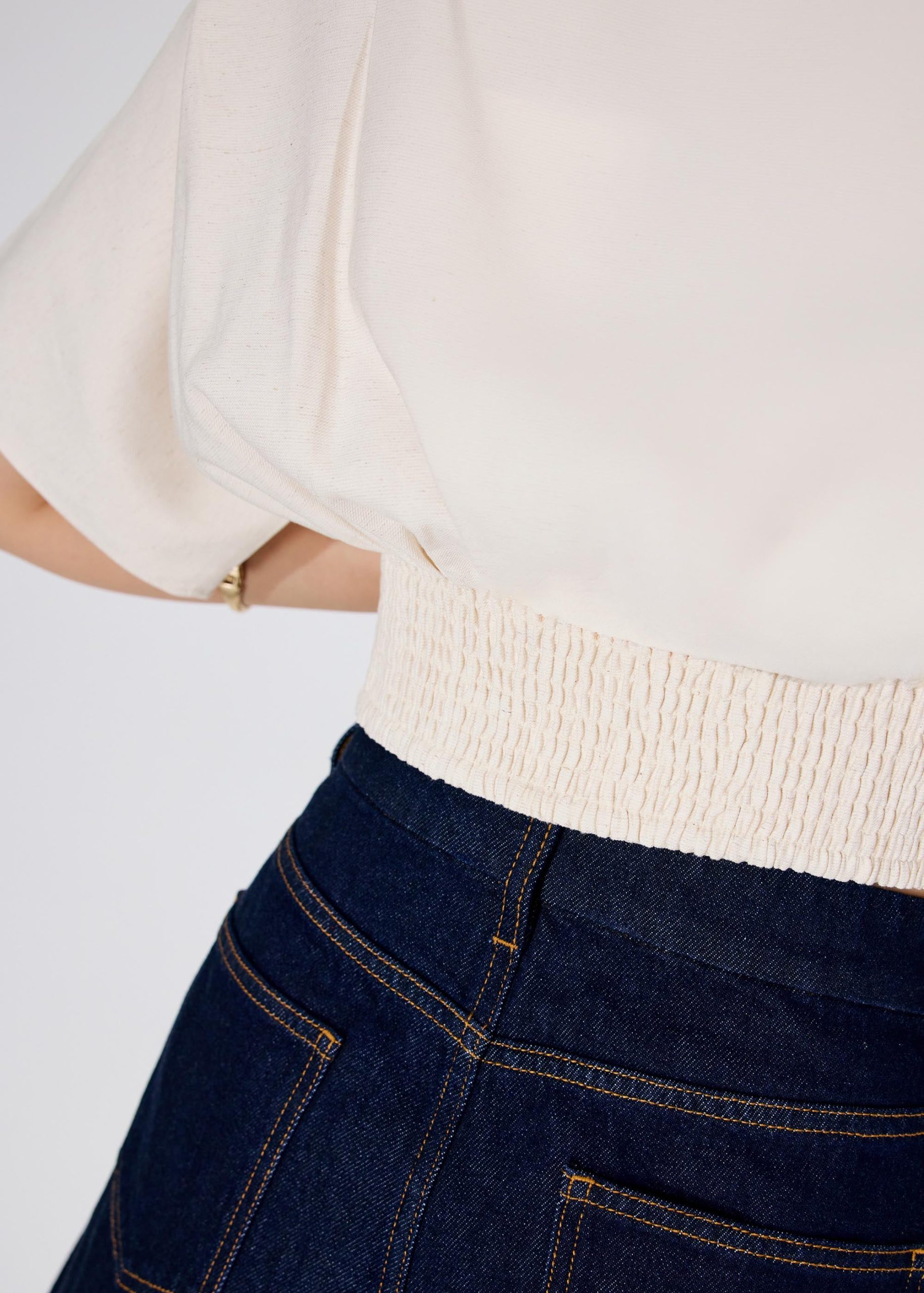 V-neck Kimono Sleeve Crop Top - Image 10